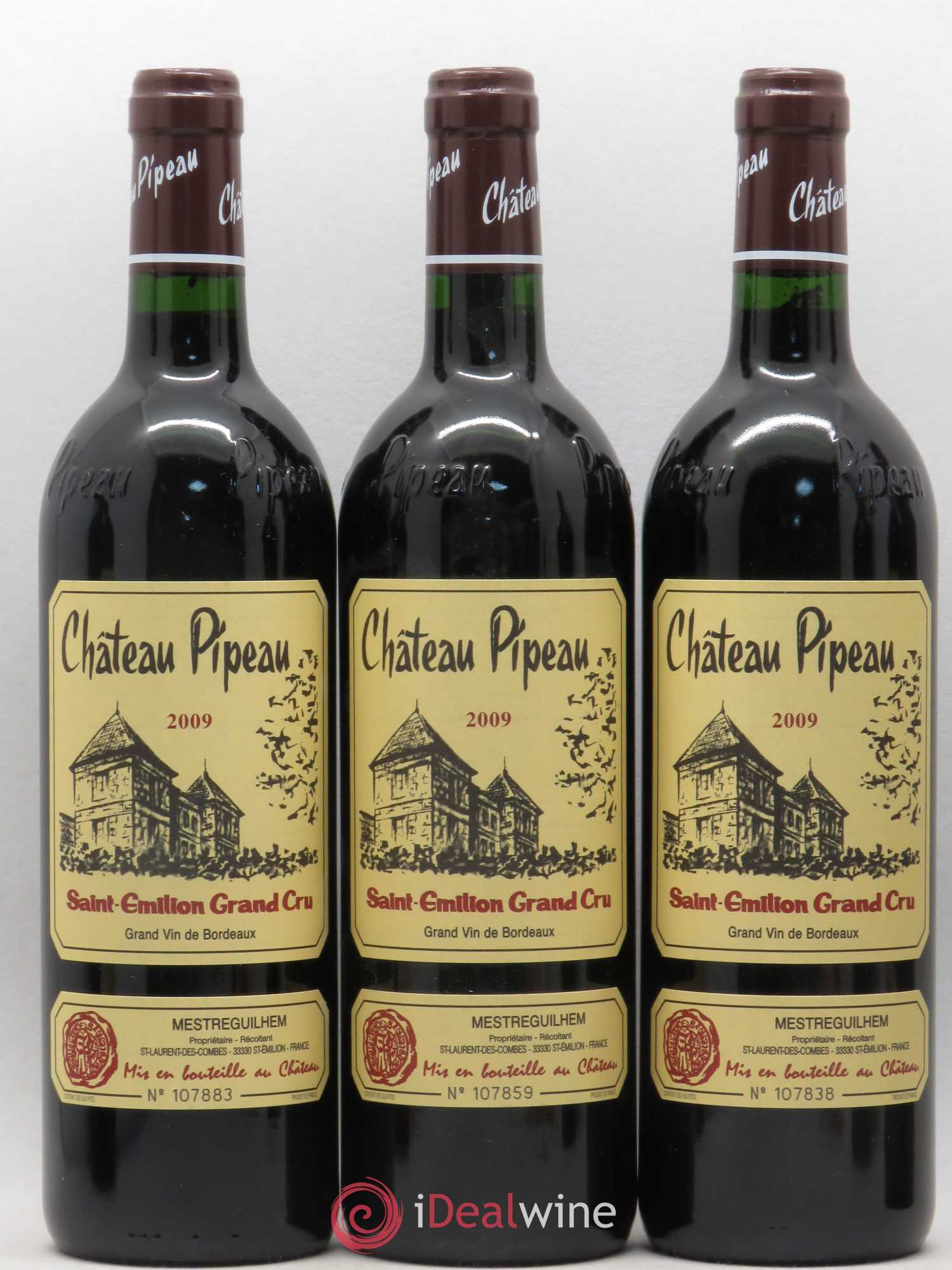 Château Pipeau 2009 - Lot de 6 bouteilles - 2