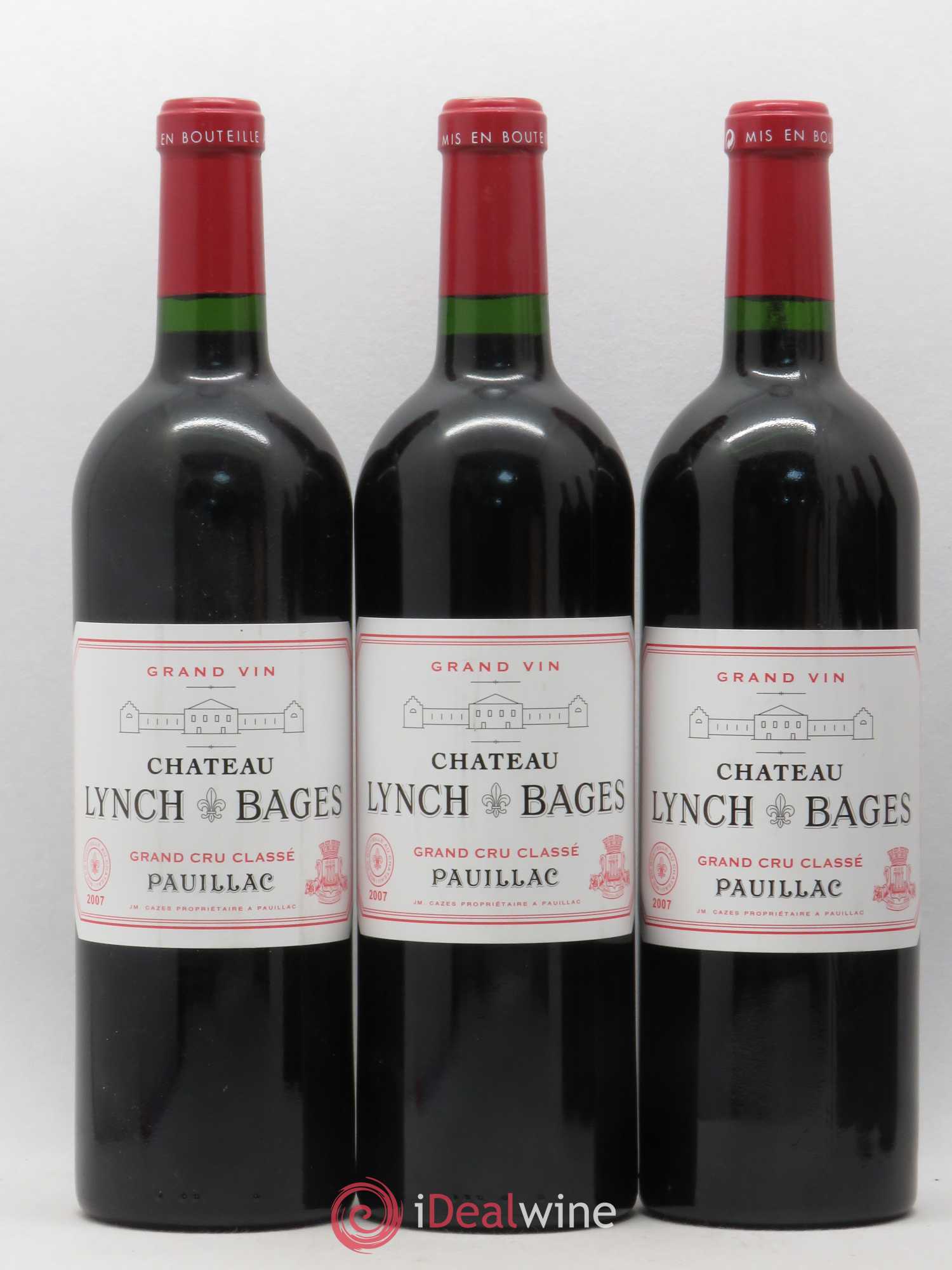 Château Lynch Bages 5ème Grand Cru Classé 2007 - Lot de 6 bouteilles - 1