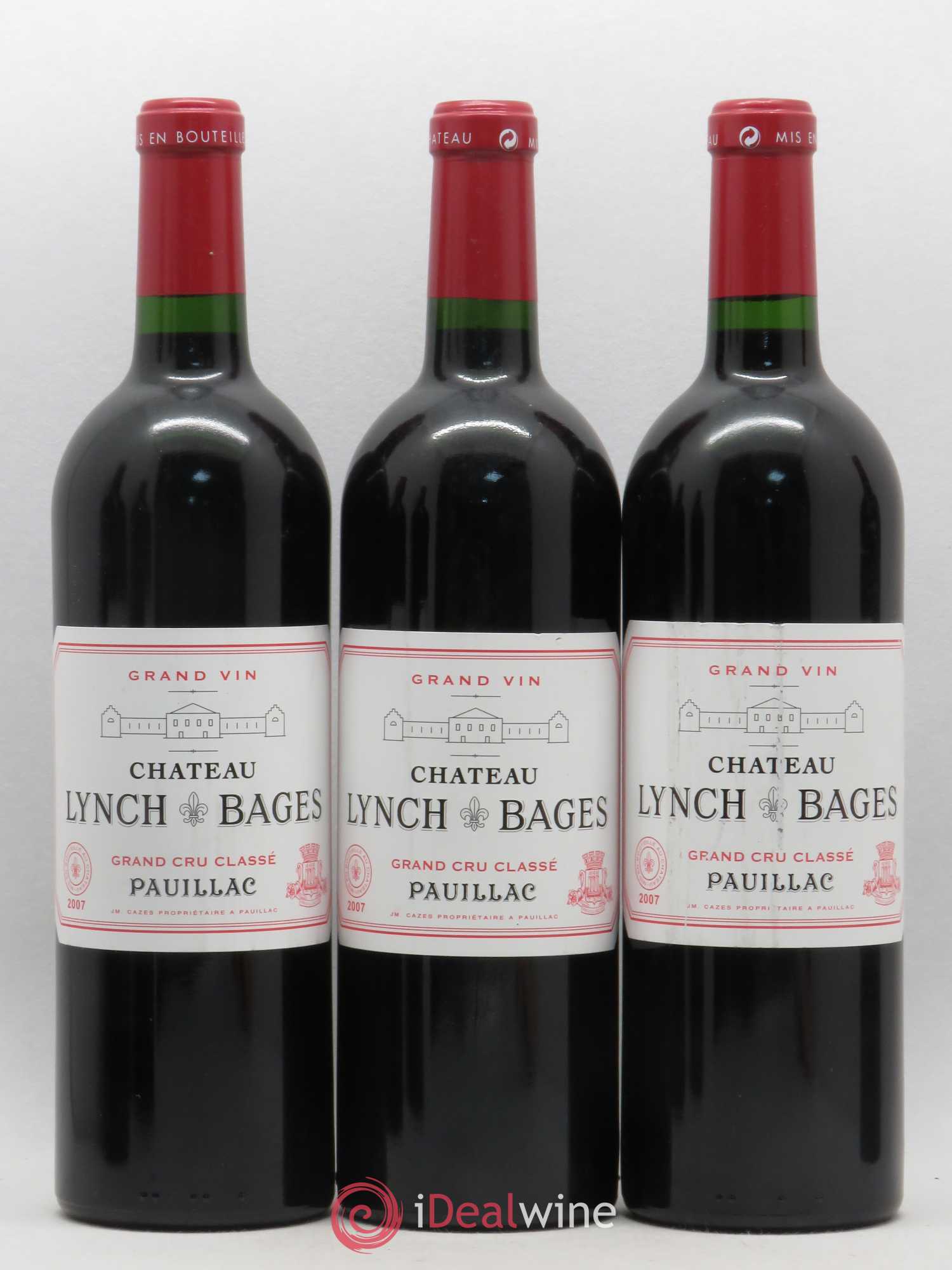 Château Lynch Bages 5ème Grand Cru Classé 2007 - Lot de 6 bouteilles - 2