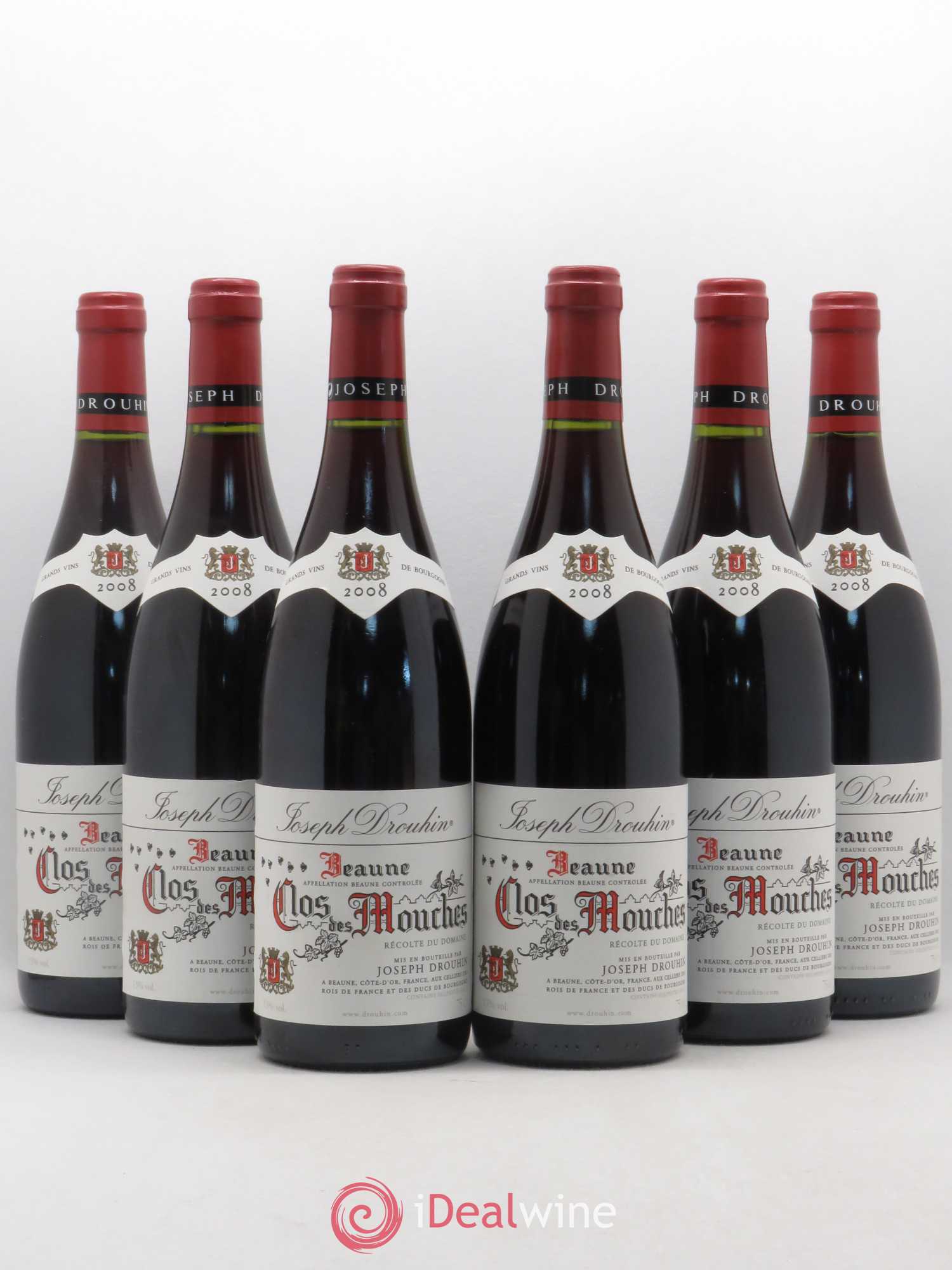 Beaune 1er Cru Clos des Mouches Joseph Drouhin 2008 - Lot de 6 bouteilles - 0