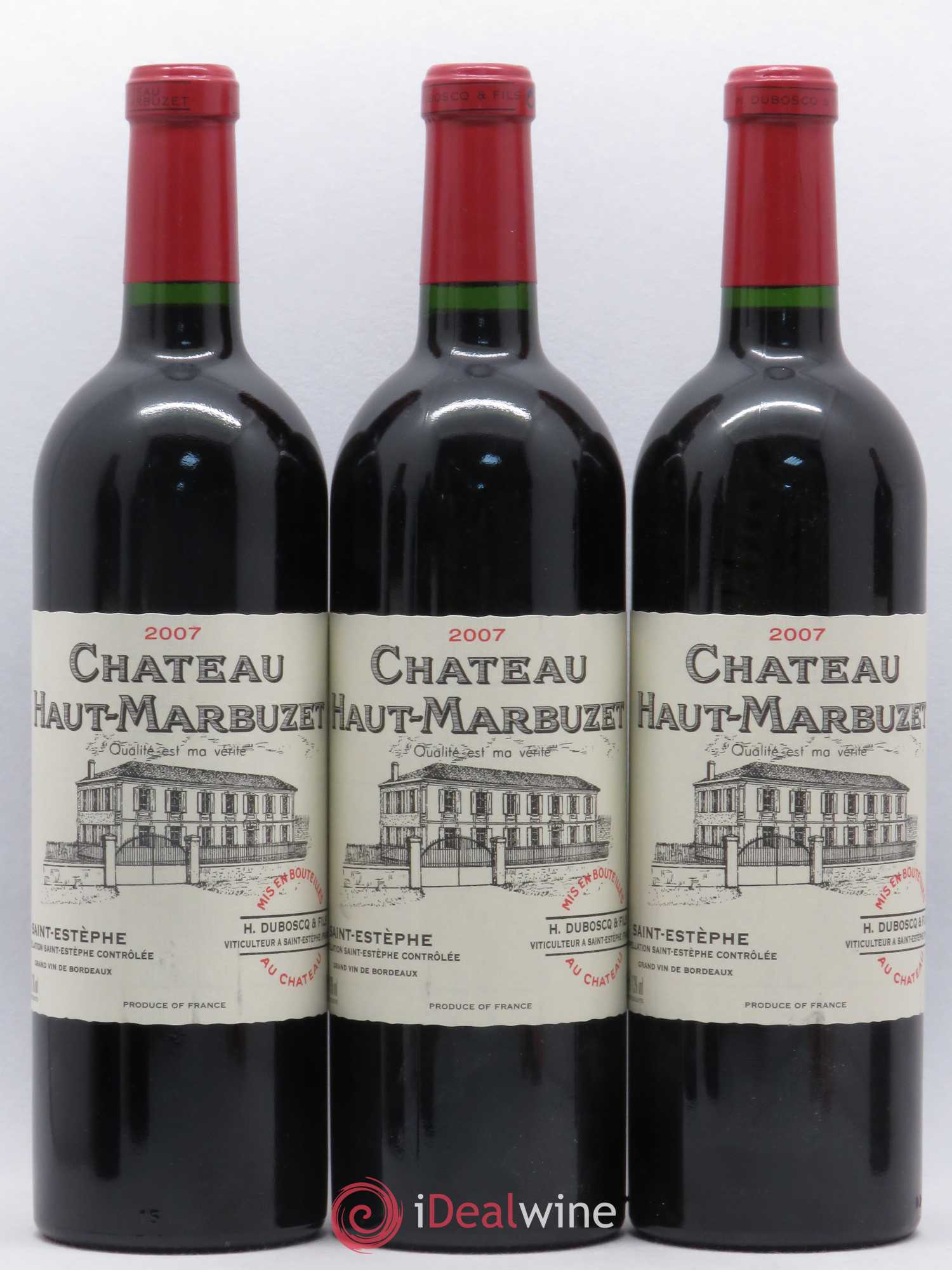 Château Haut Marbuzet 2007 - Lot de 6 bouteilles - 2