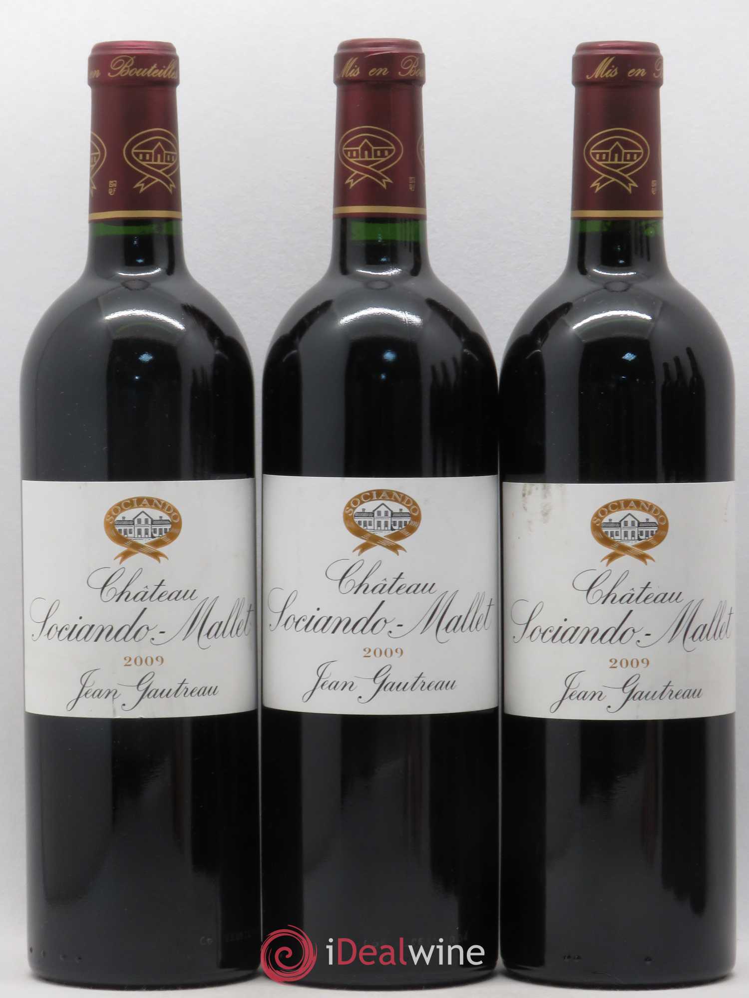 Château Sociando Mallet 2009 - Lot de 6 bouteilles - 1