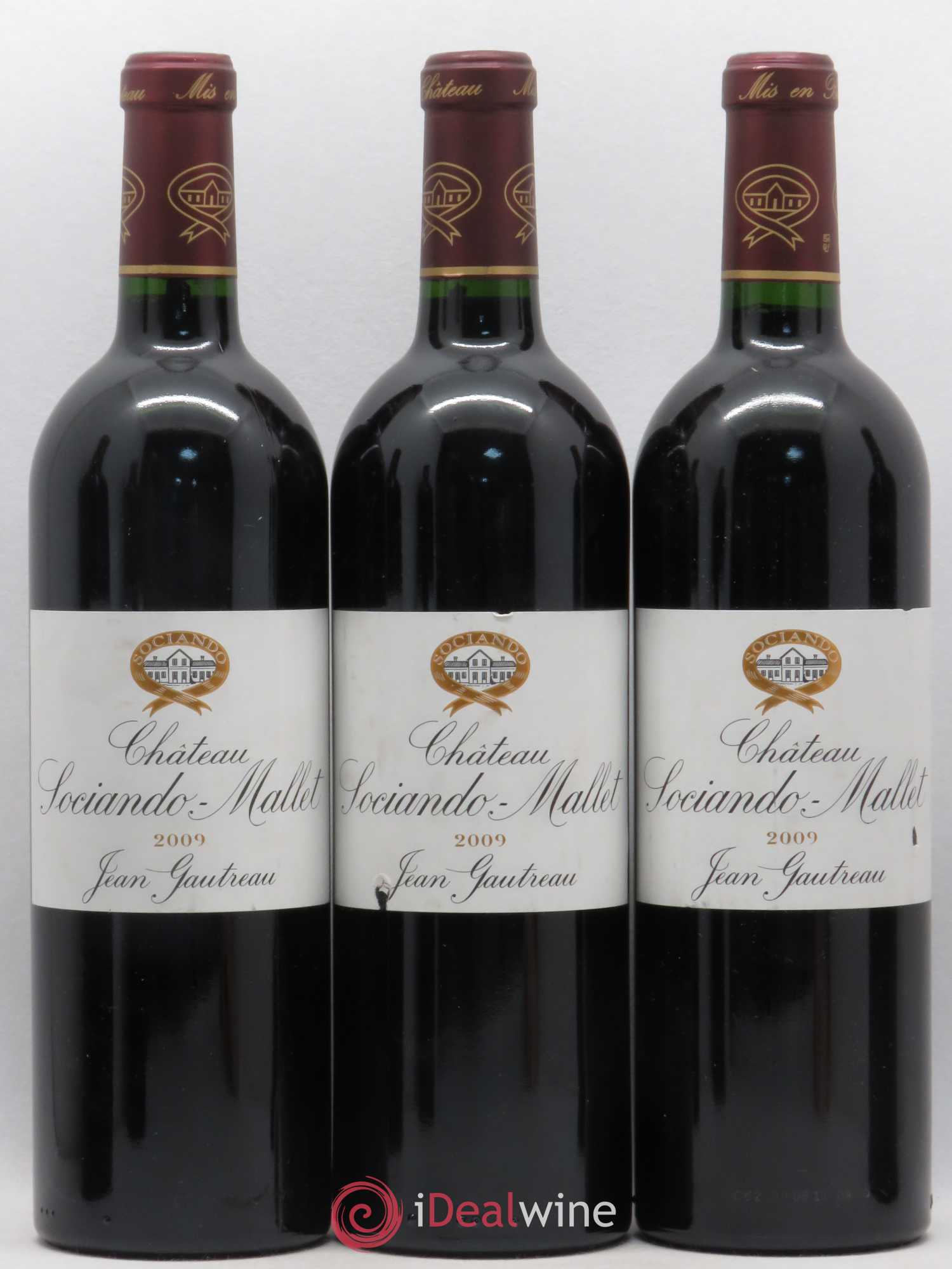 Château Sociando Mallet 2009 - Lot de 6 bouteilles - 2