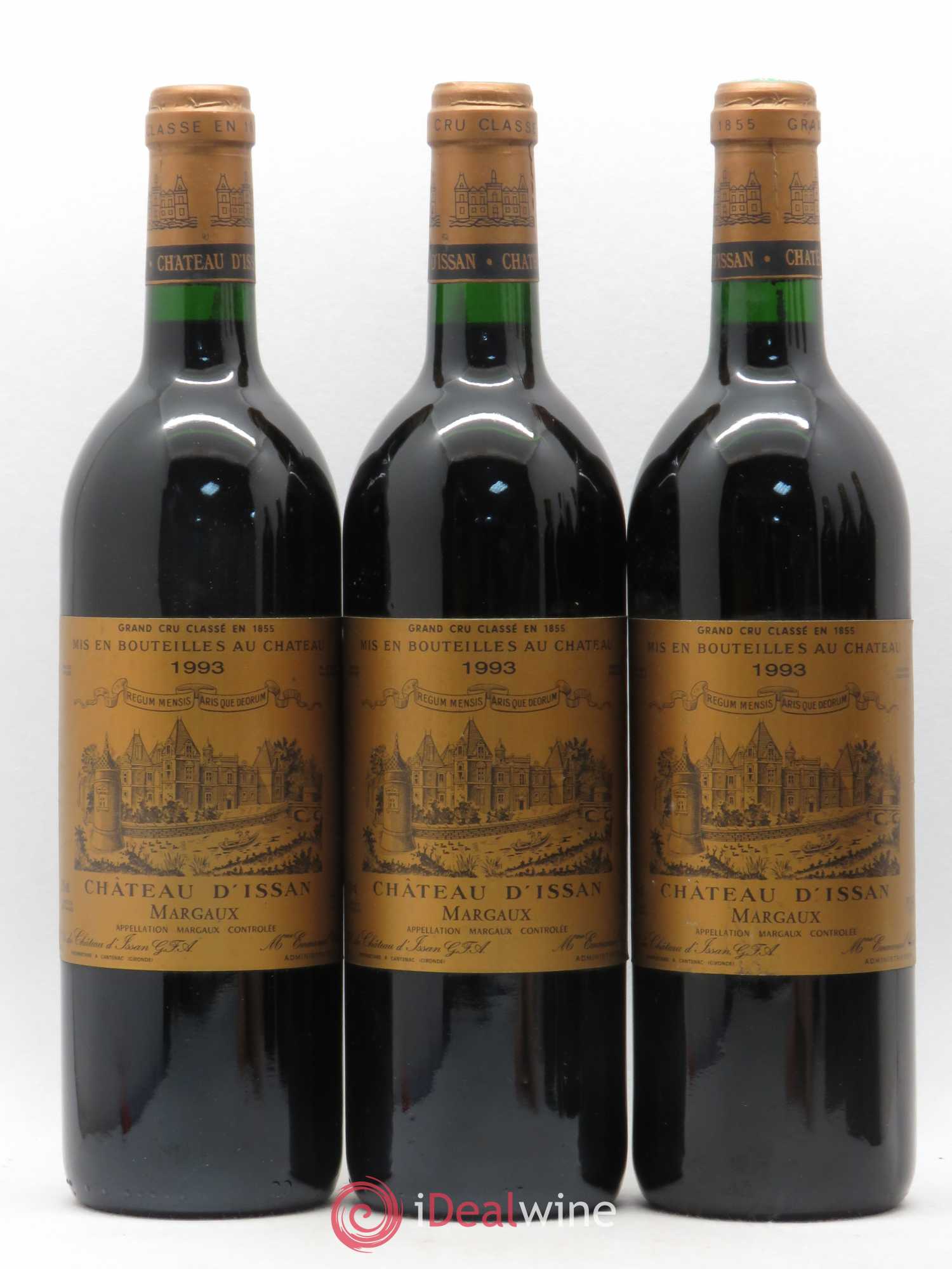 Château d'Issan 3ème Grand Cru Classé 1993 - Lot de 6 bouteilles - 1