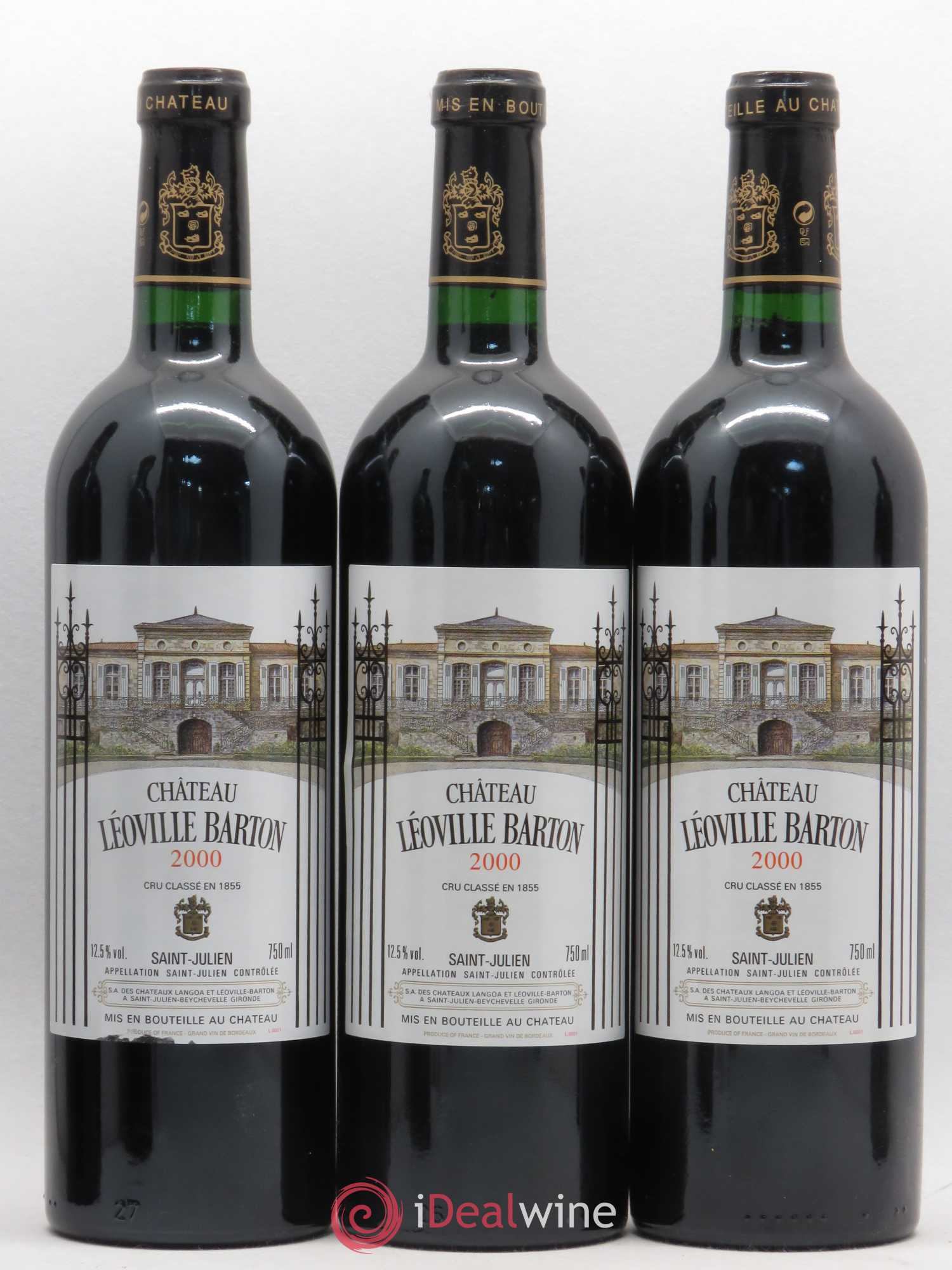Château Léoville Barton 2ème Grand Cru Classé 2000 - Lot de 6 bouteilles - 2