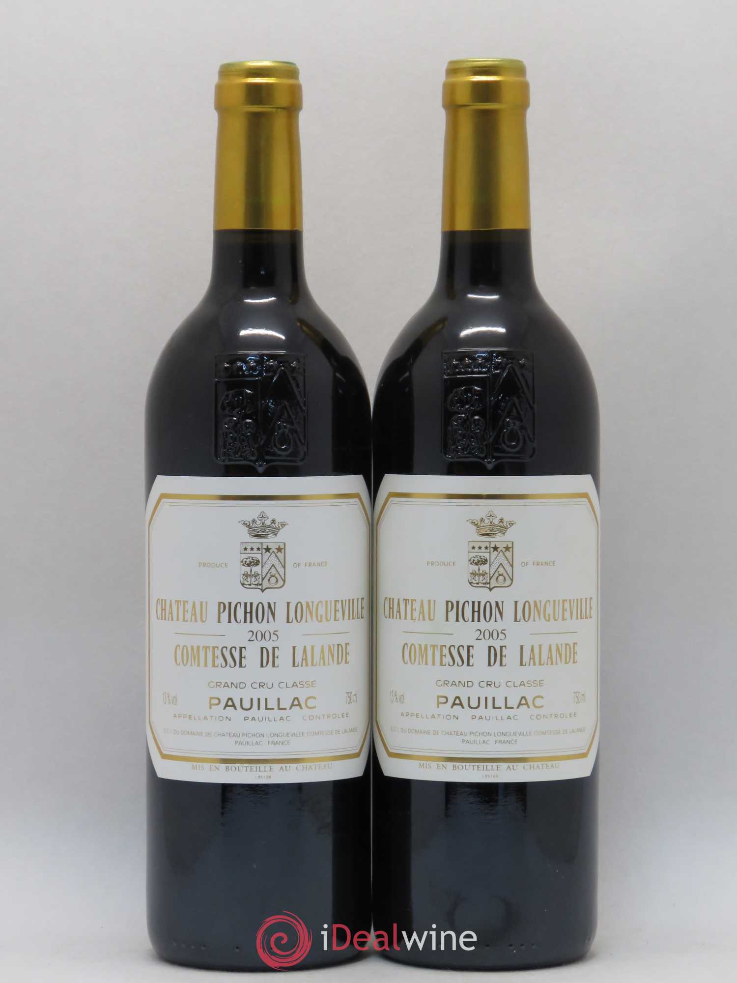 Château Pichon Longueville Comtesse de Lalande 2ème Grand Cru Classé 2005 - Lot de 2 bouteilles - 0