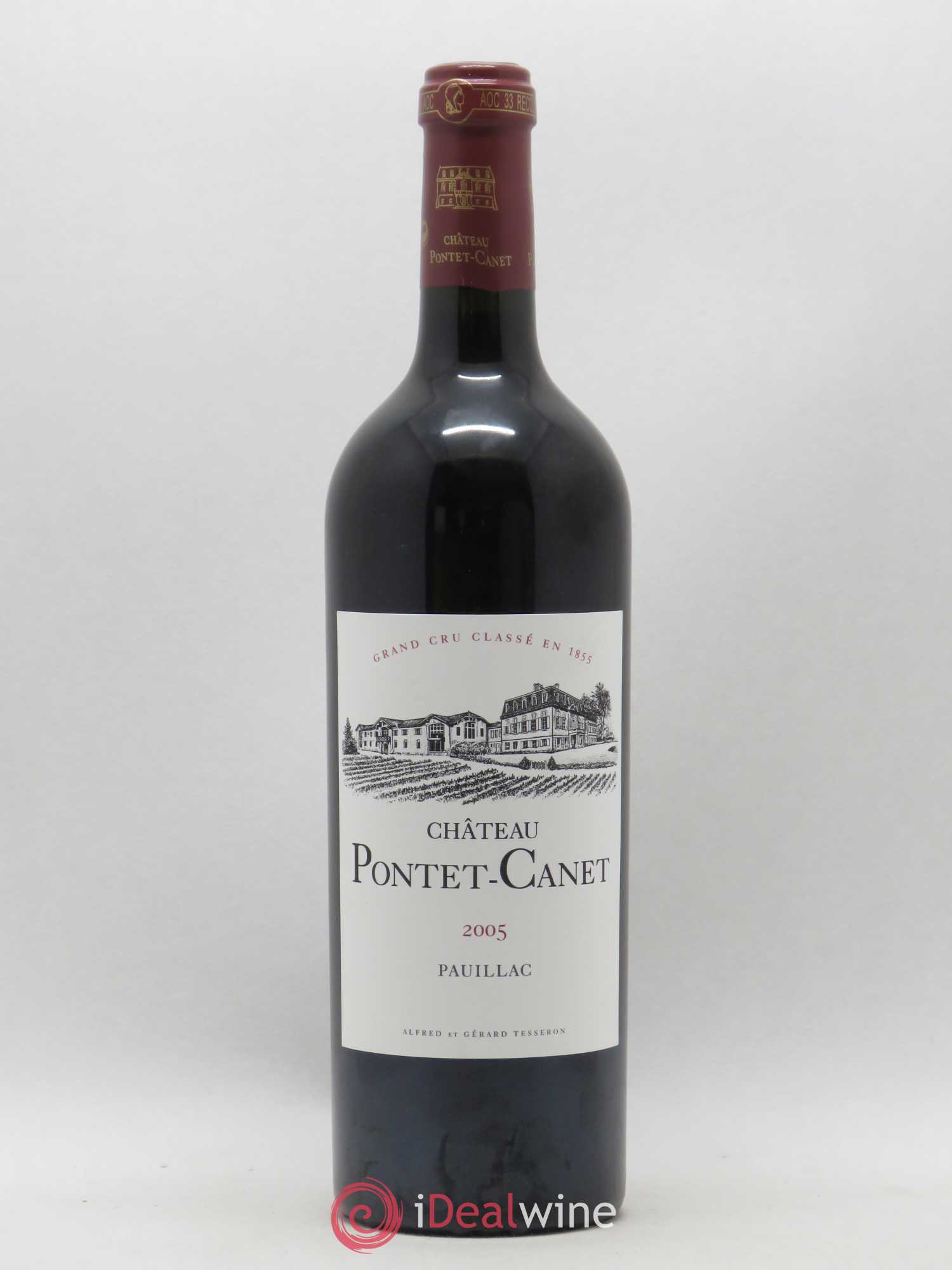 Château Pontet Canet 5ème Grand Cru Classé 2005 - Lot de 1 bouteille - 0