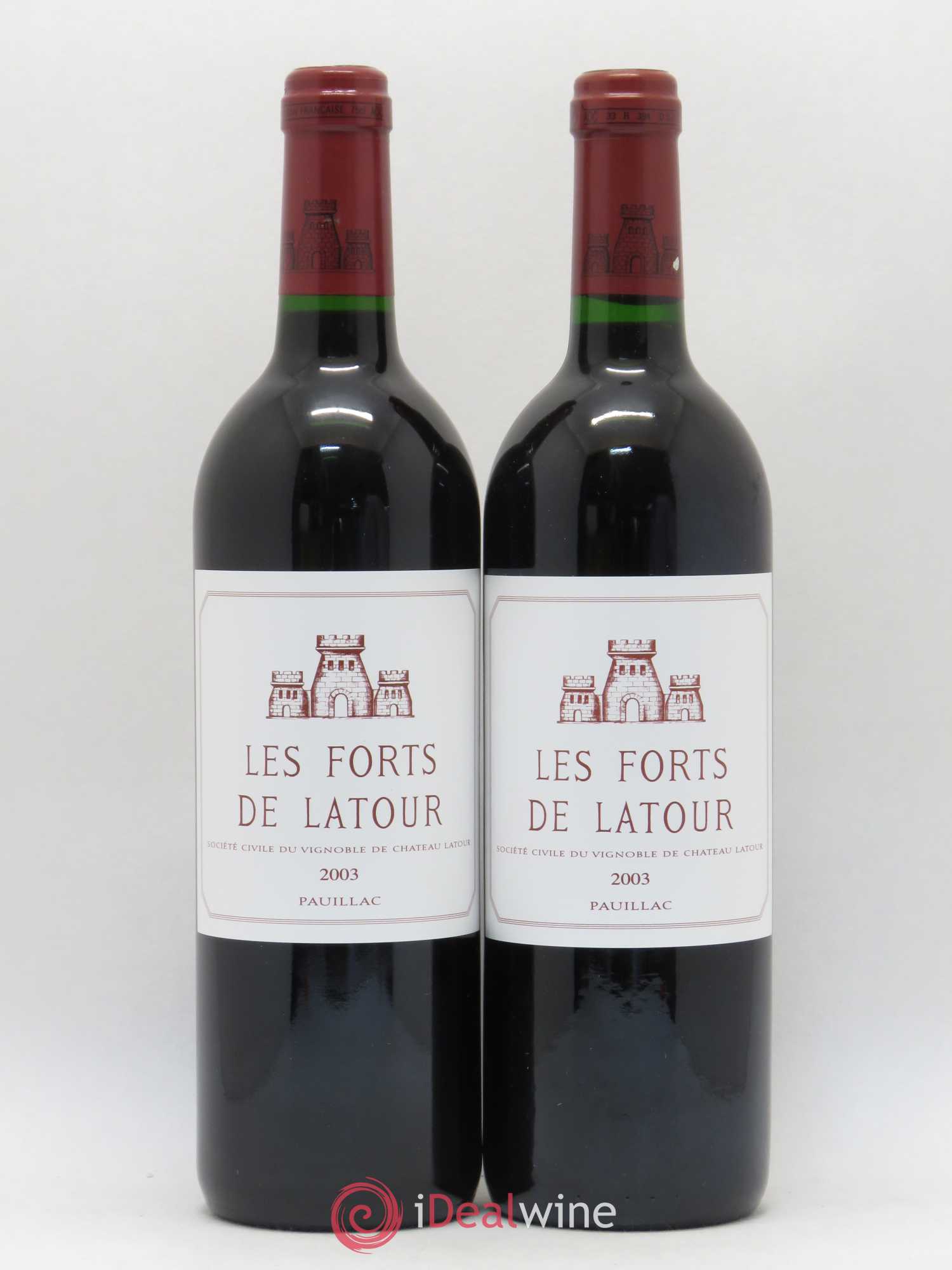 Les Forts de Latour Second Vin 2003 - Lot de 2 bouteilles - 0
