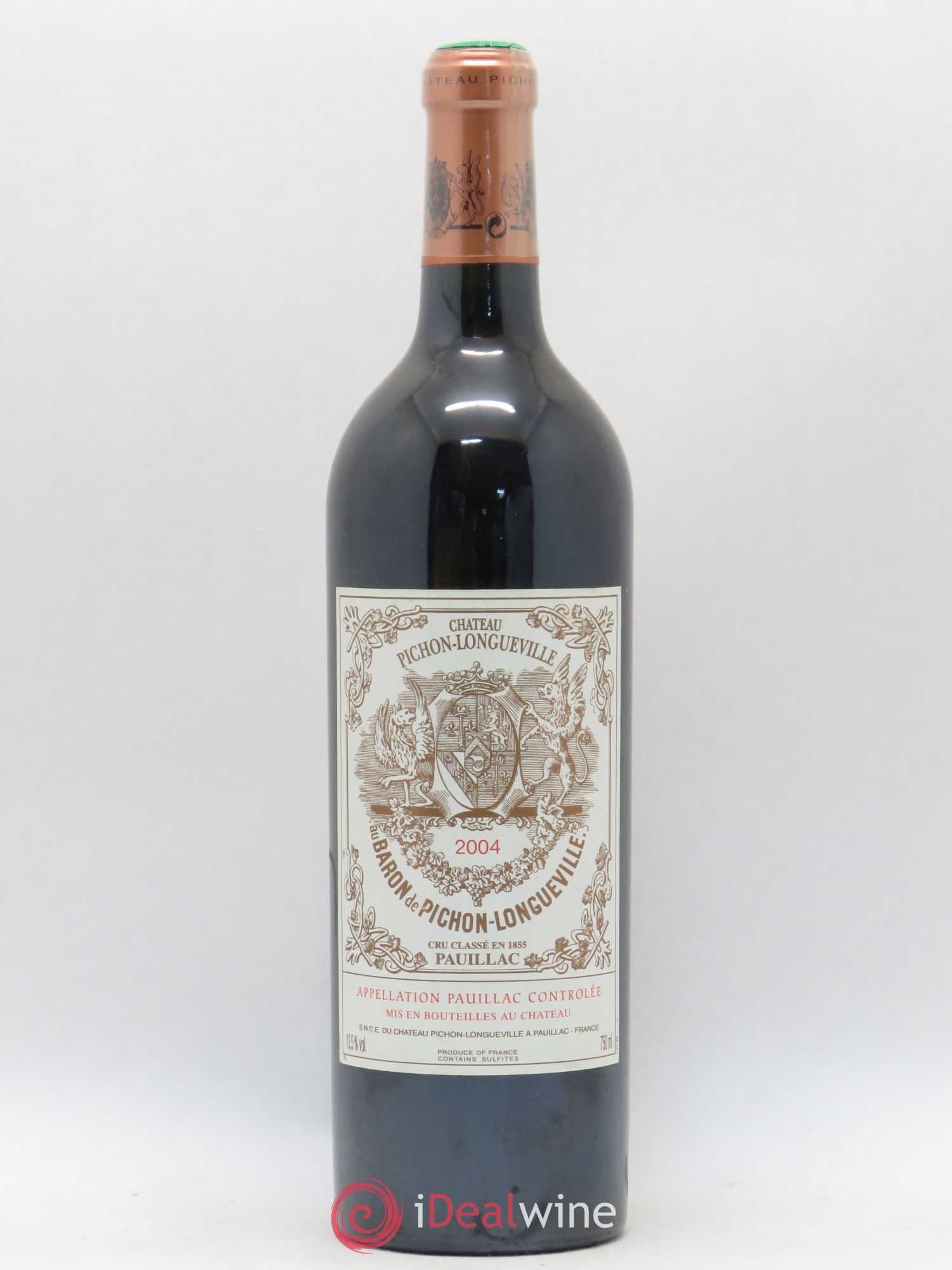 Pichon Longueville Baron 2ème Grand Cru Classé 2004 - Lot de 1 bouteille - 0
