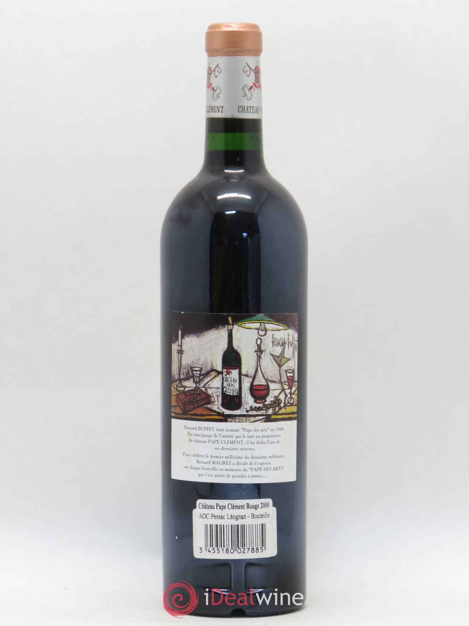 Château Pape Clément Cru Classé de Graves 2000 - Lot de 1 bouteille - 1