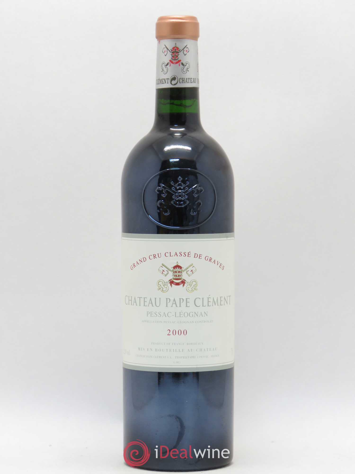 Château Pape Clément Cru Classé de Graves 2000 - Lot de 1 bouteille - 0
