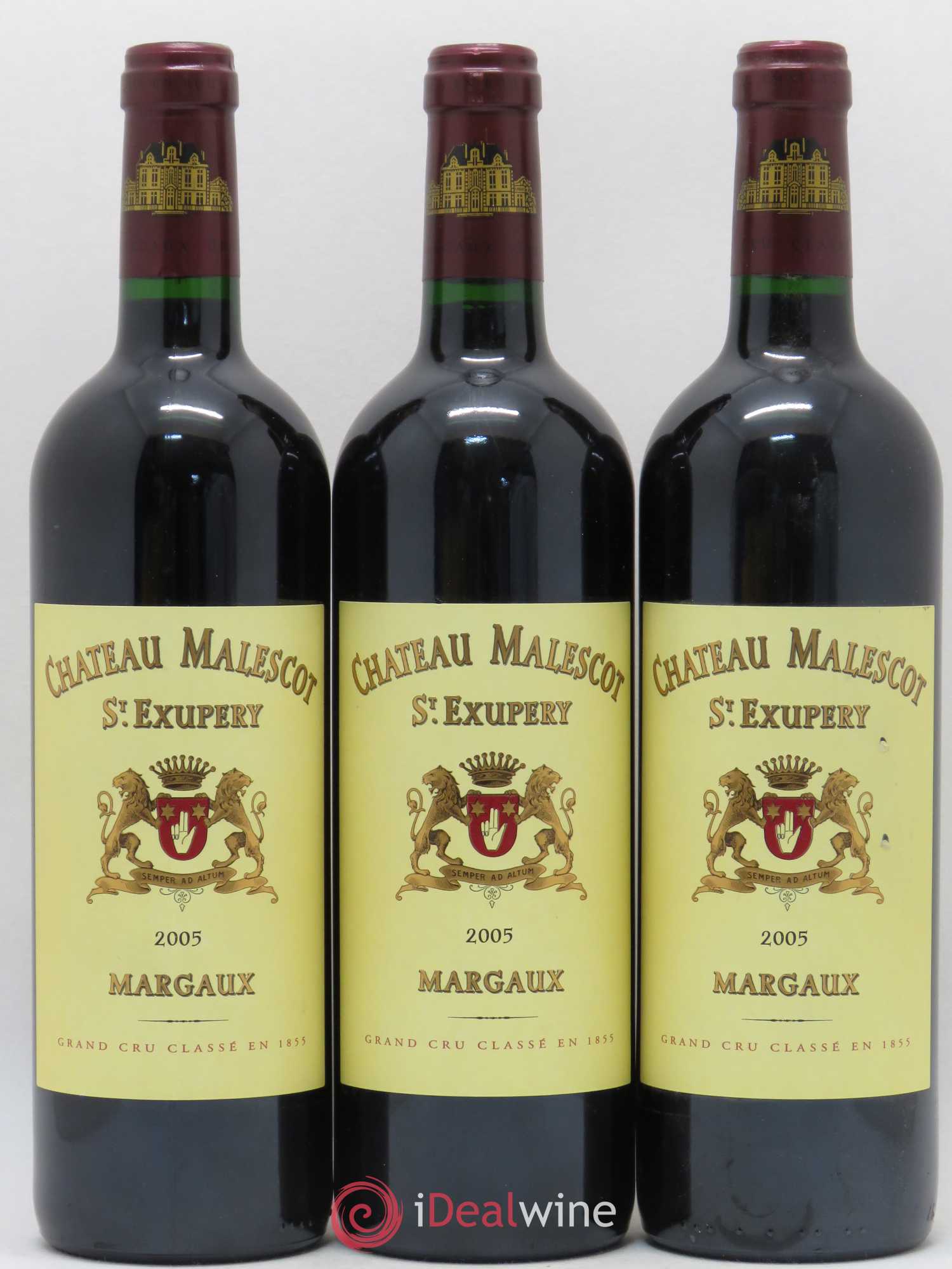 Château Malescot Saint-Exupéry 3ème Grand Cru Classé 2005 - Lot de 3 bouteilles - 0