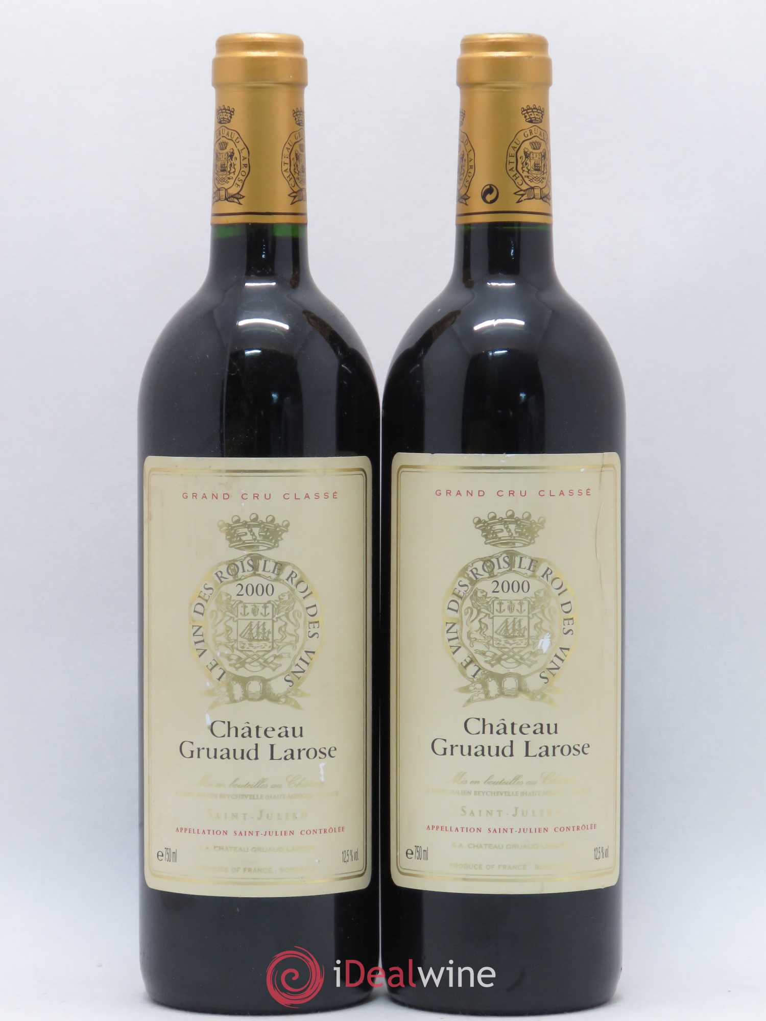 Château Gruaud Larose 2ème Grand Cru Classé 2000 - Lot de 2 bouteilles - 0