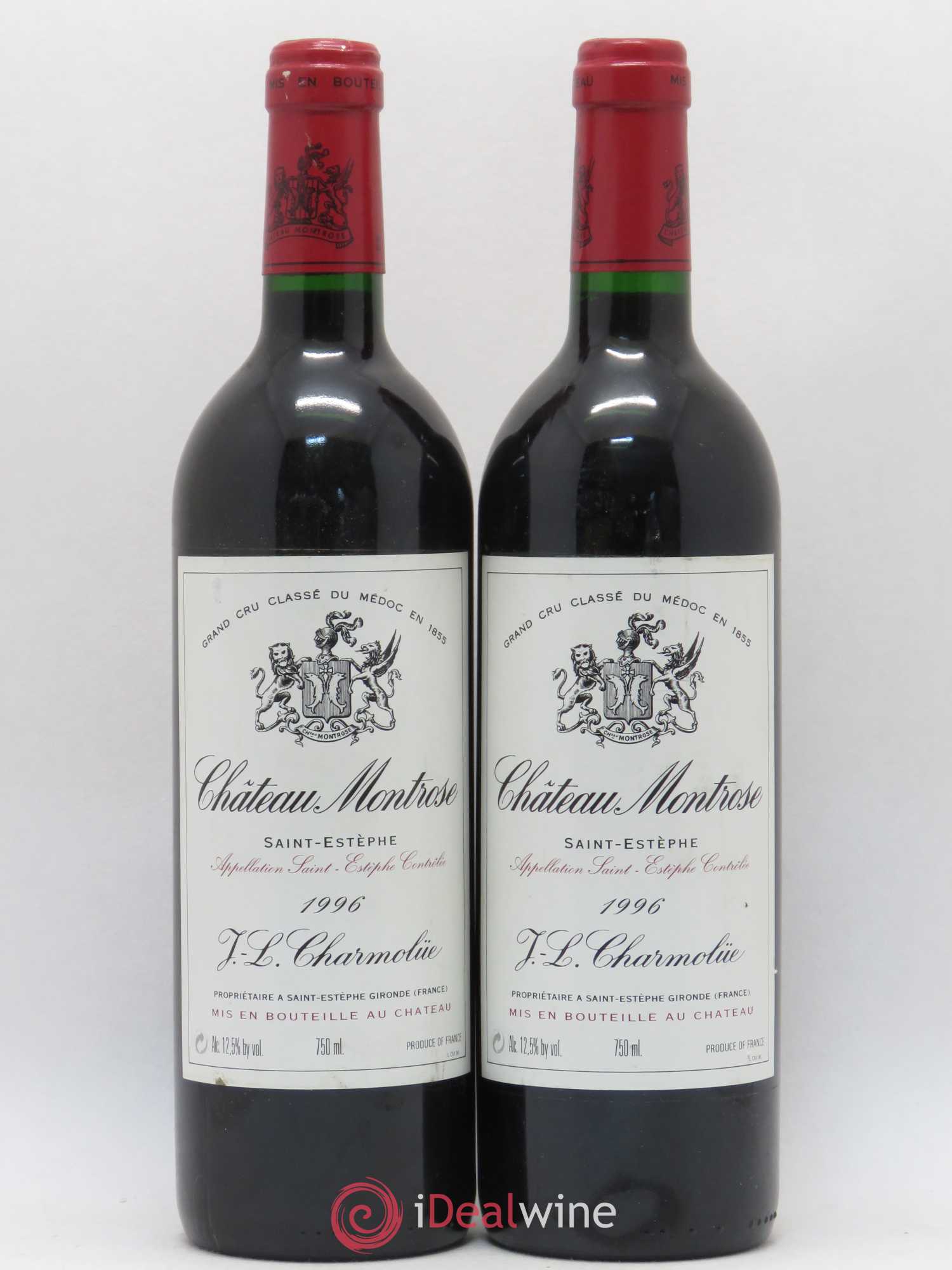 Château Montrose 2ème Grand Cru Classé 1996 - Lot de 2 bouteilles - 0