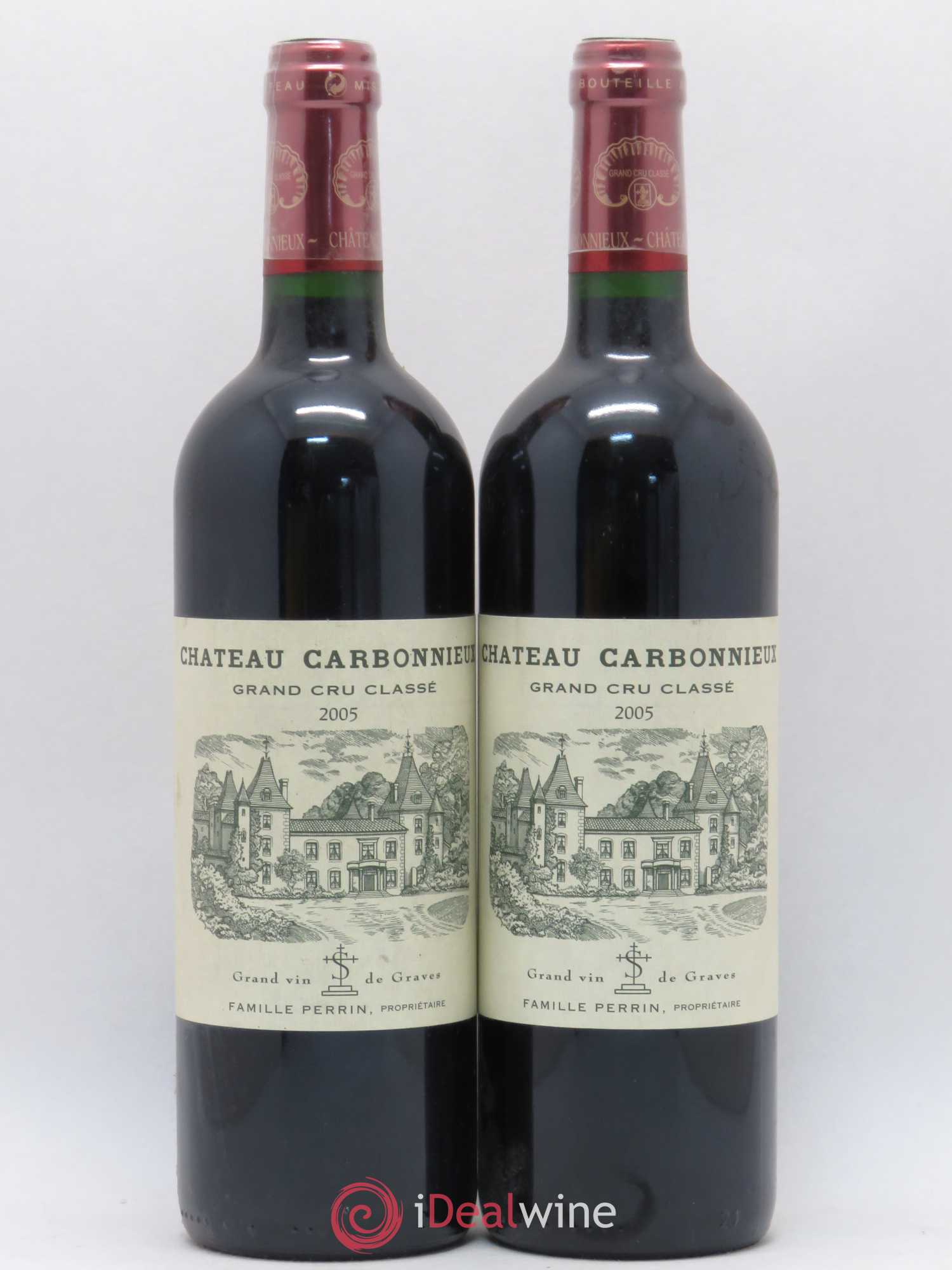 Château Carbonnieux Cru Classé de Graves 2005 - Lot de 2 bouteilles - 0