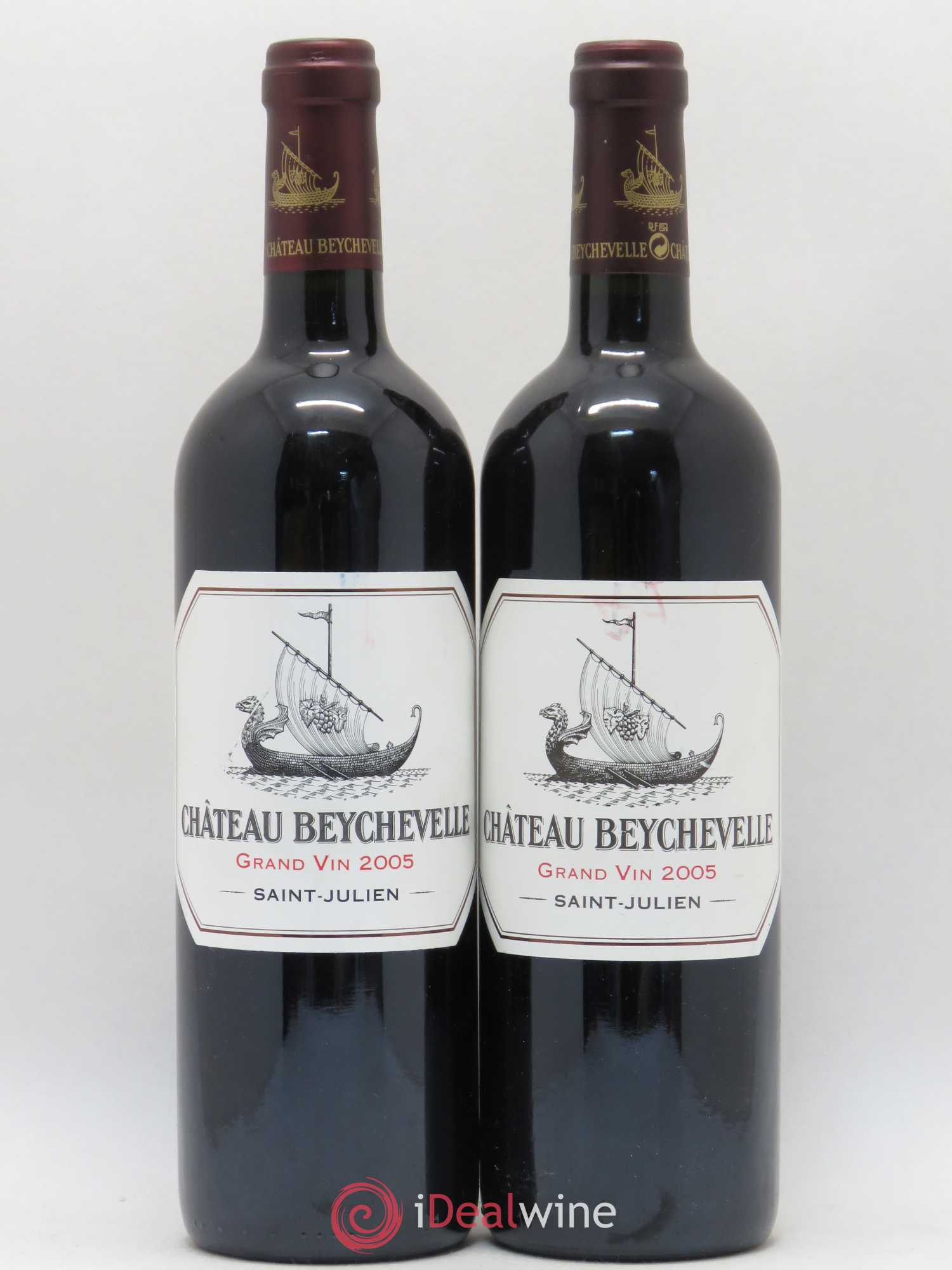 Château Beychevelle 4ème Grand Cru Classé 2005 - Lot de 2 bouteilles - 0