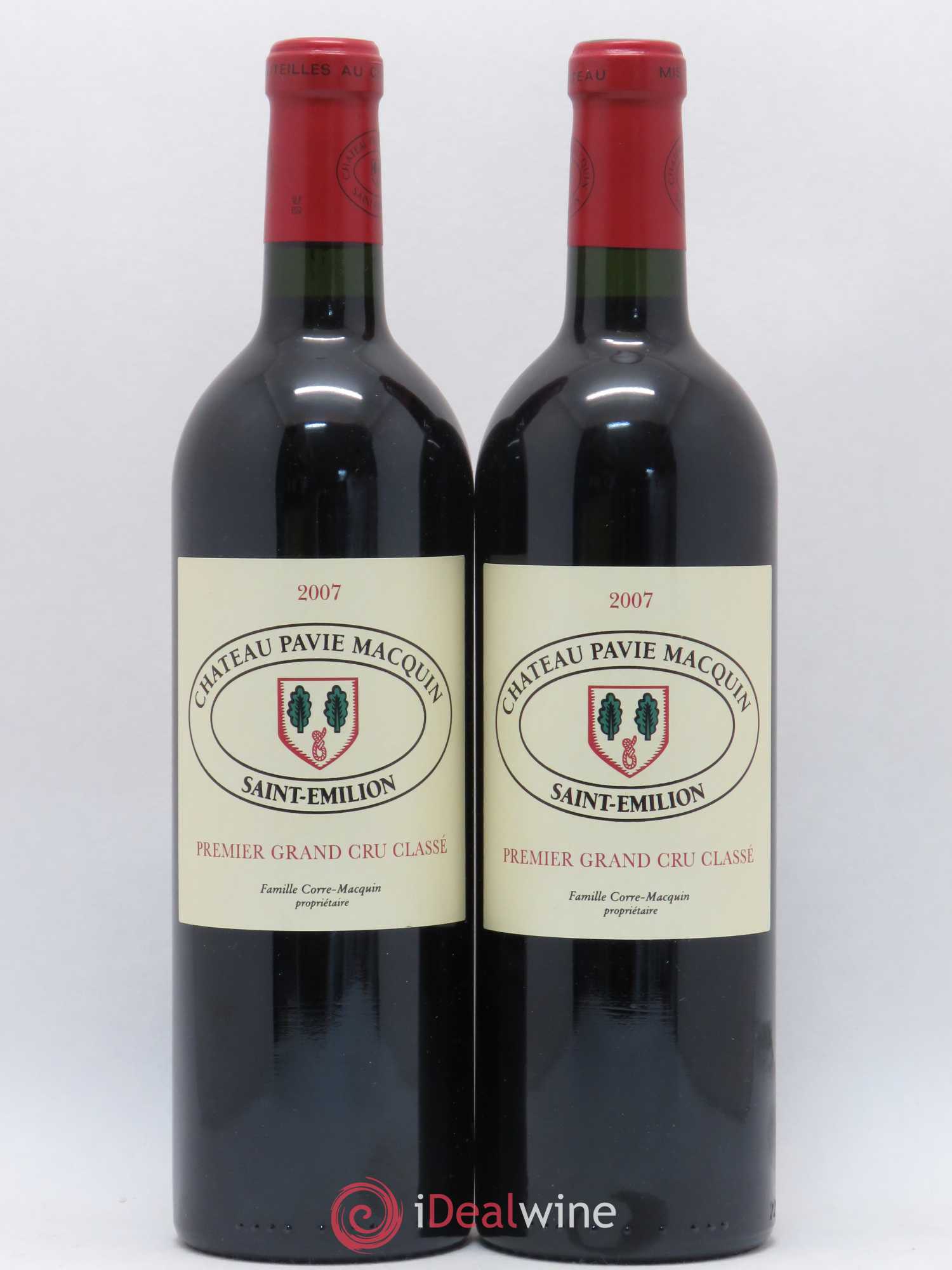 Château Pavie Macquin 1er Grand Cru Classé B 2007 - Lot de 2 bouteilles - 0