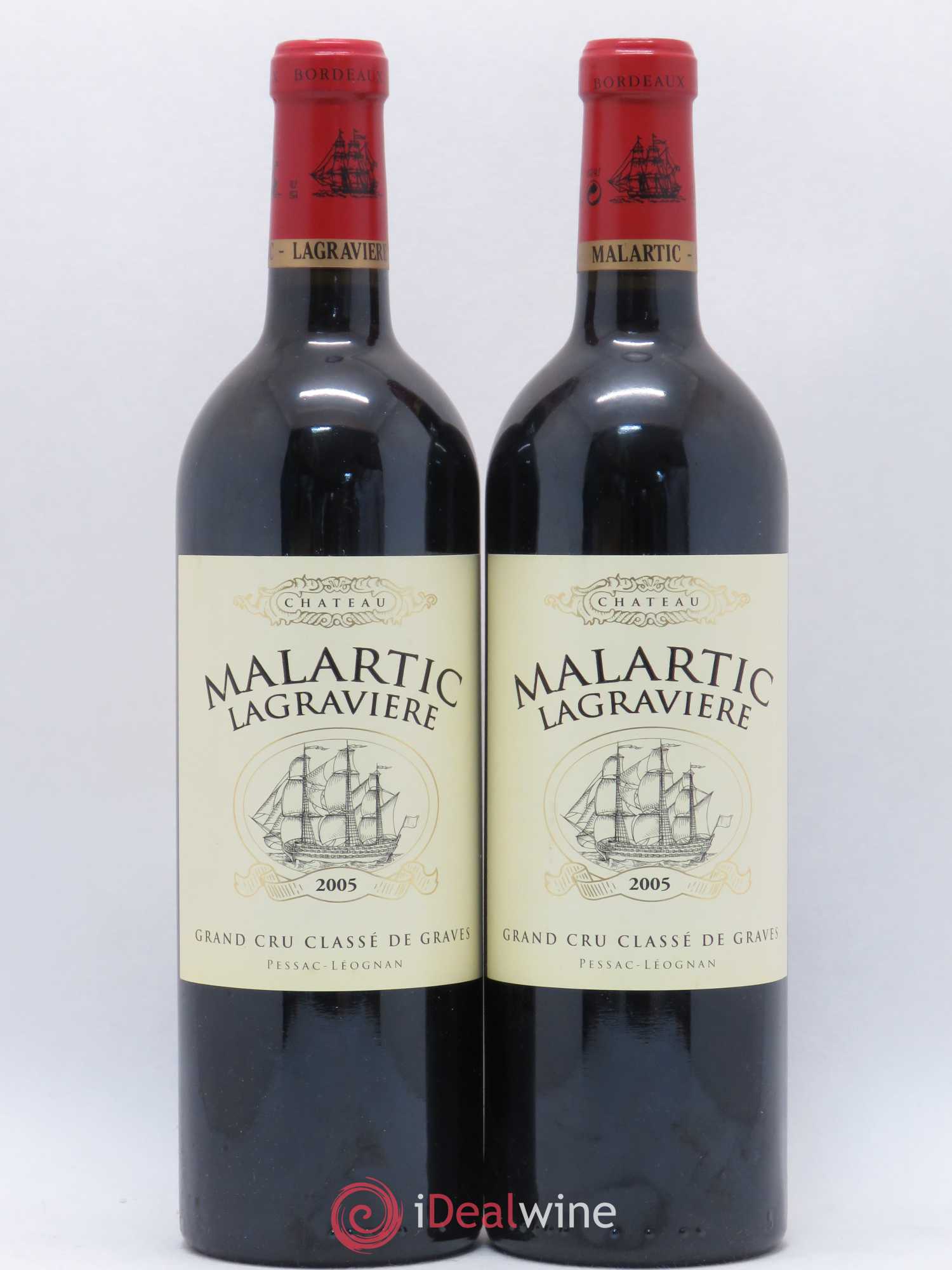 Château Malartic-Lagravière Cru Classé de Graves 2005 - Lot de 2 bouteilles - 0