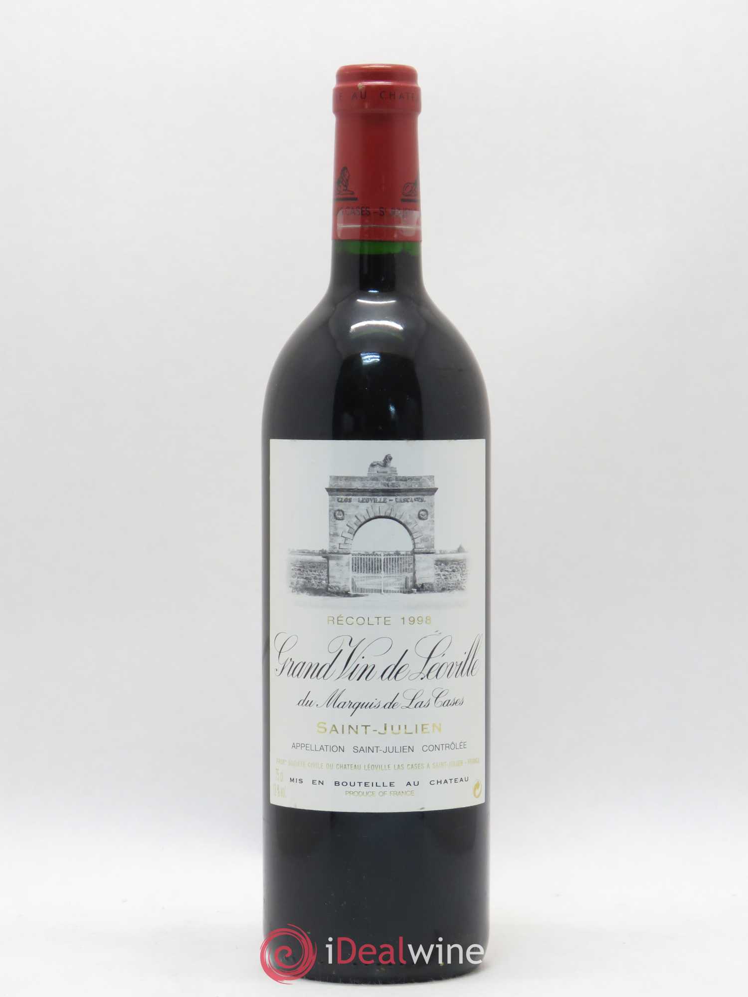 Château Léoville Las Cases 2ème Grand Cru Classé 1998 - Lot de 1 bouteille - 0