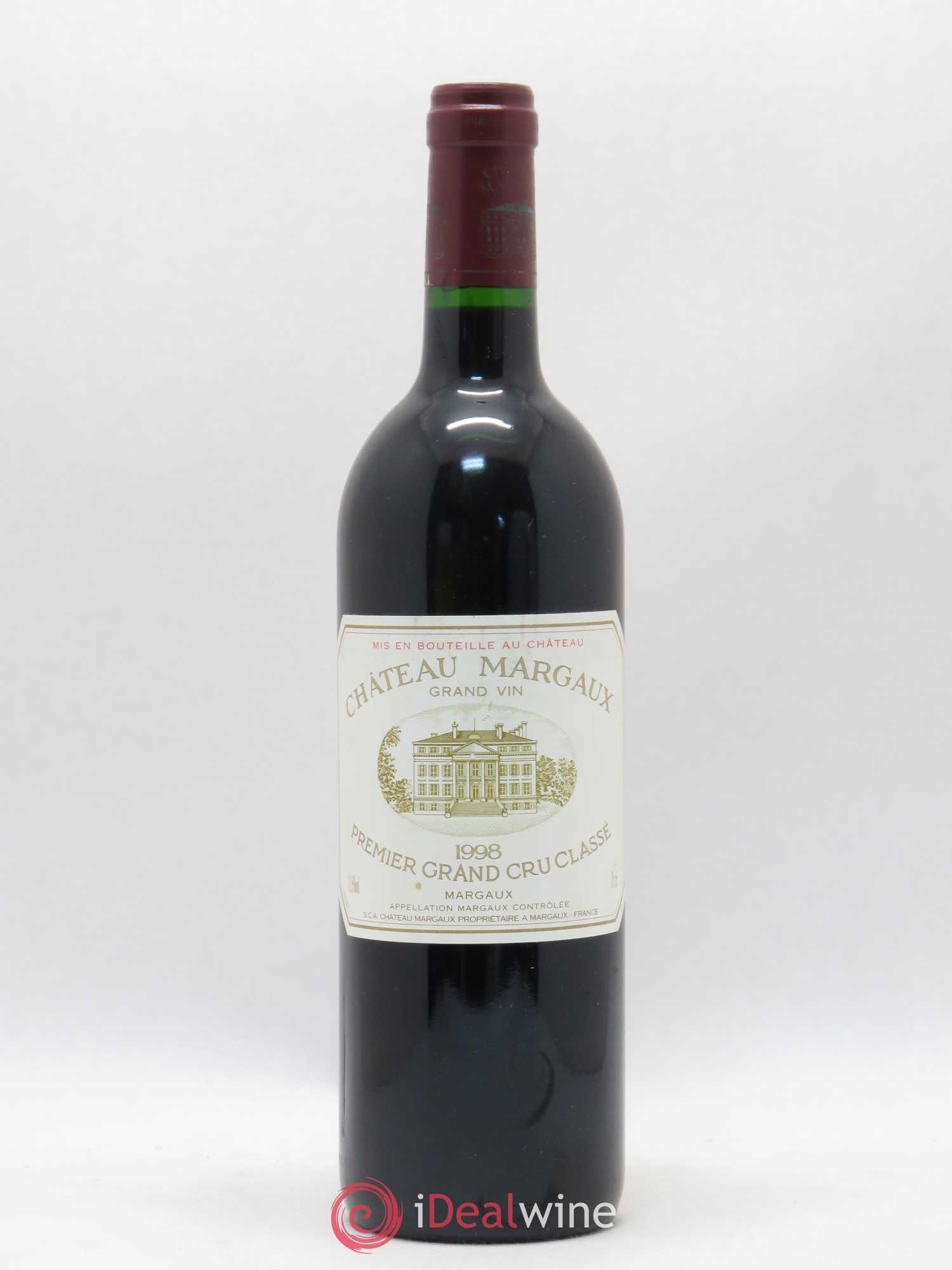 Château Margaux 1er Grand Cru Classé 1998 - Lot de 1 bouteille - 0