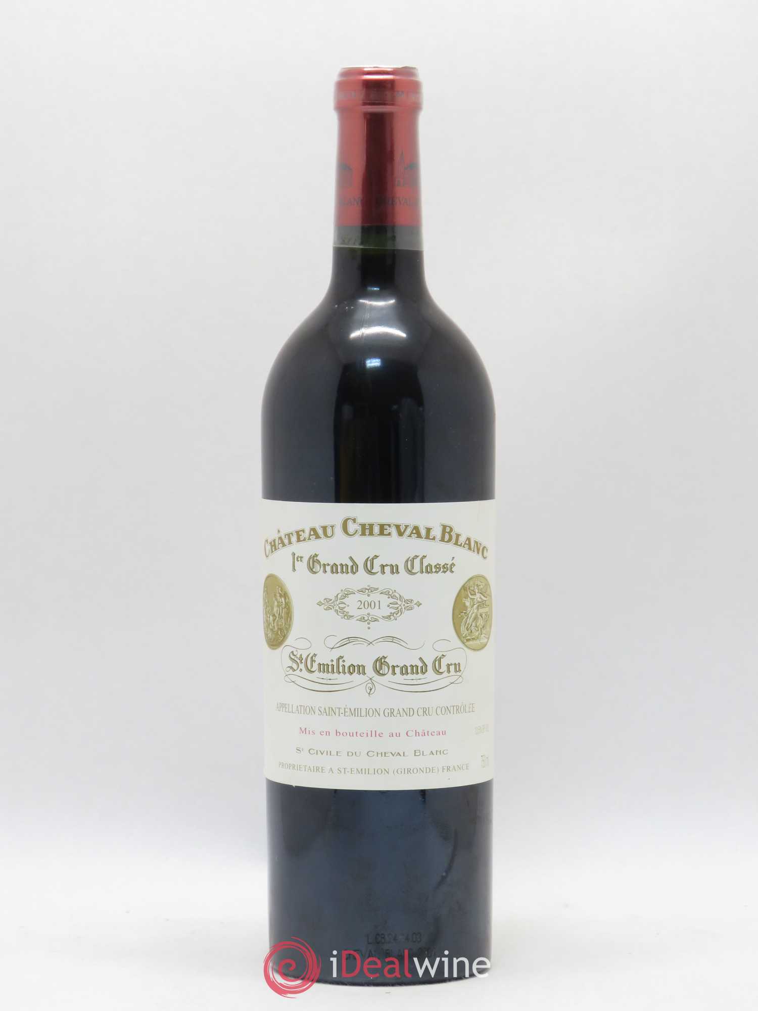 Château Cheval Blanc 1er Grand Cru Classé A 2001 - Lot de 1 bouteille - 0
