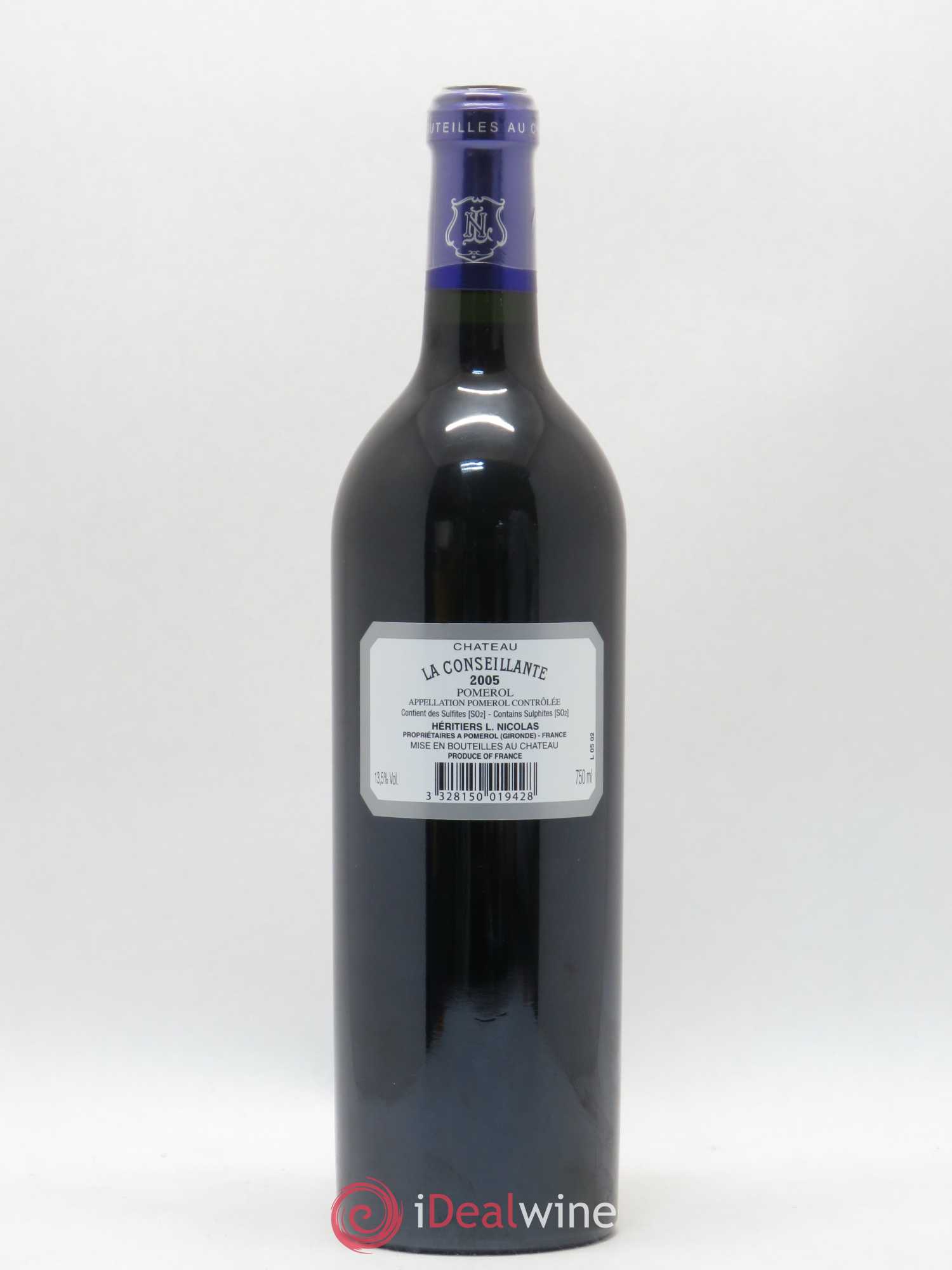Château la Conseillante 2005 - Lot de 1 bouteille - 1