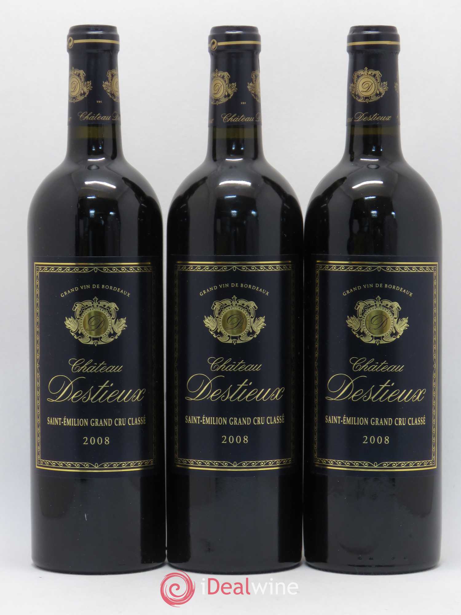 Château Destieux Grand Cru Classé 2008 - Lot de 6 bouteilles - 1