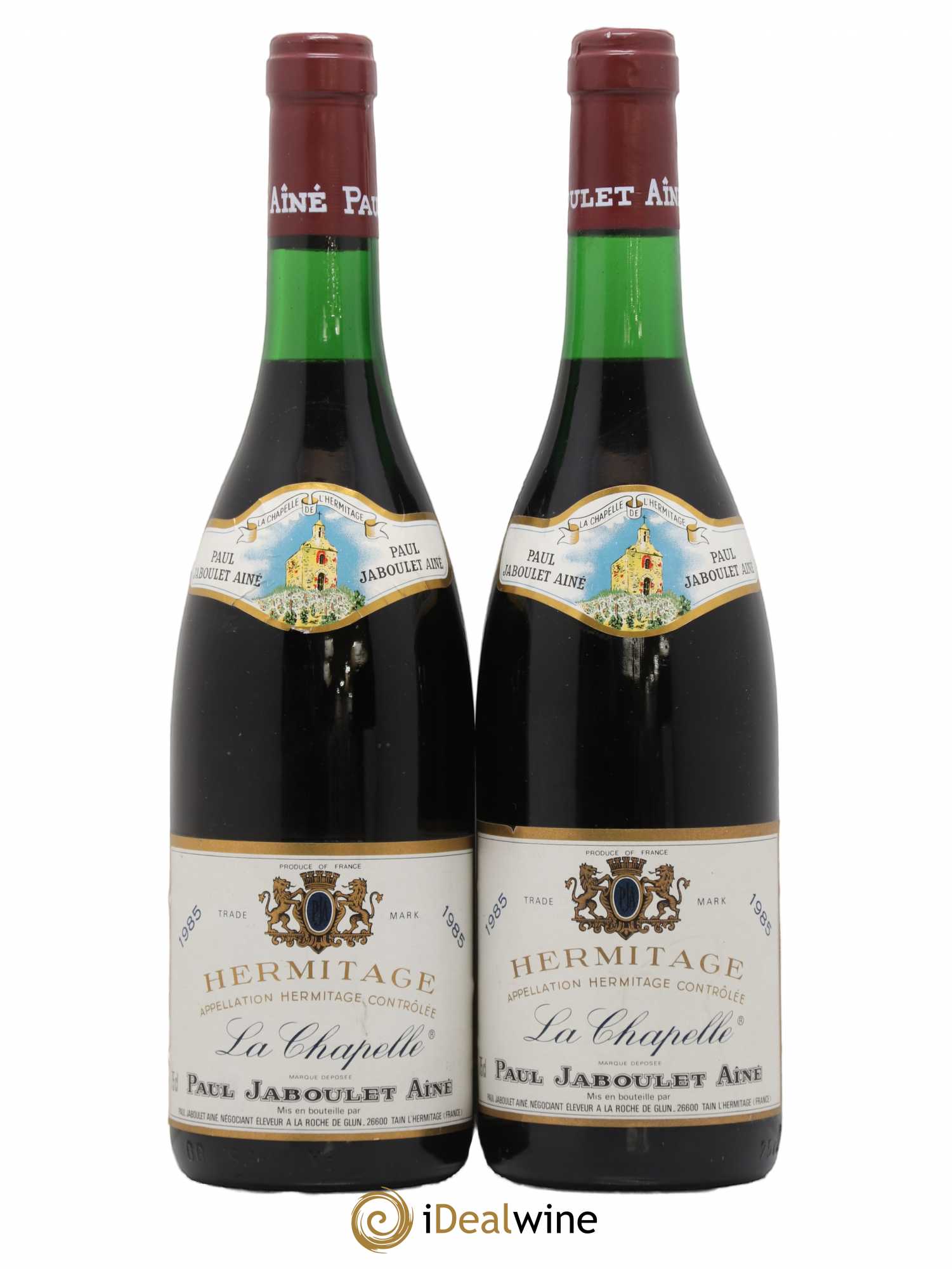 Hermitage La Chapelle Paul Jaboulet Ainé 1985 - Lot de 2 bouteilles - 0