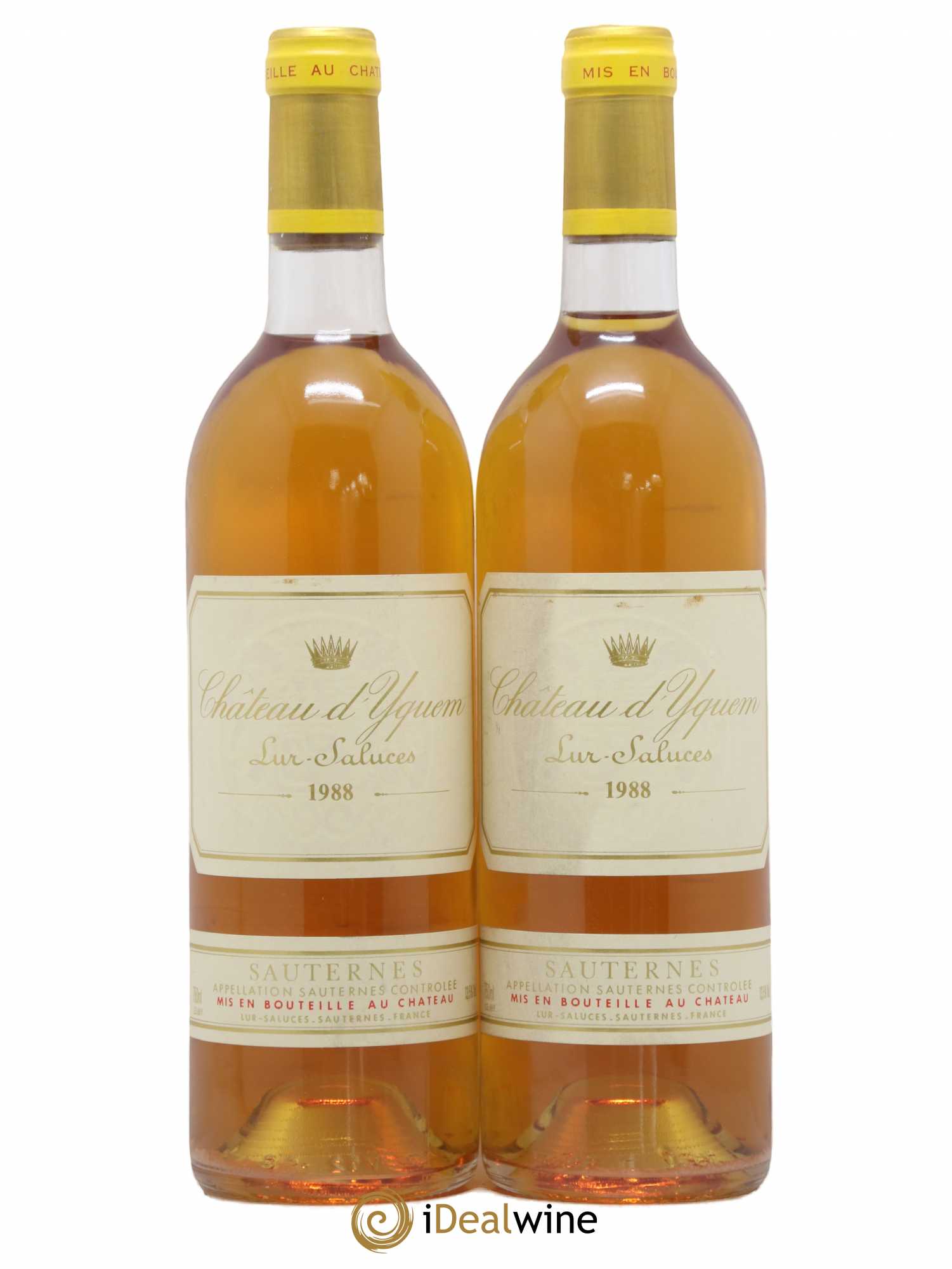 Château d' Yquem 1er Cru Classé Supérieur 1988 - Lotto di 2 bottiglie - 0