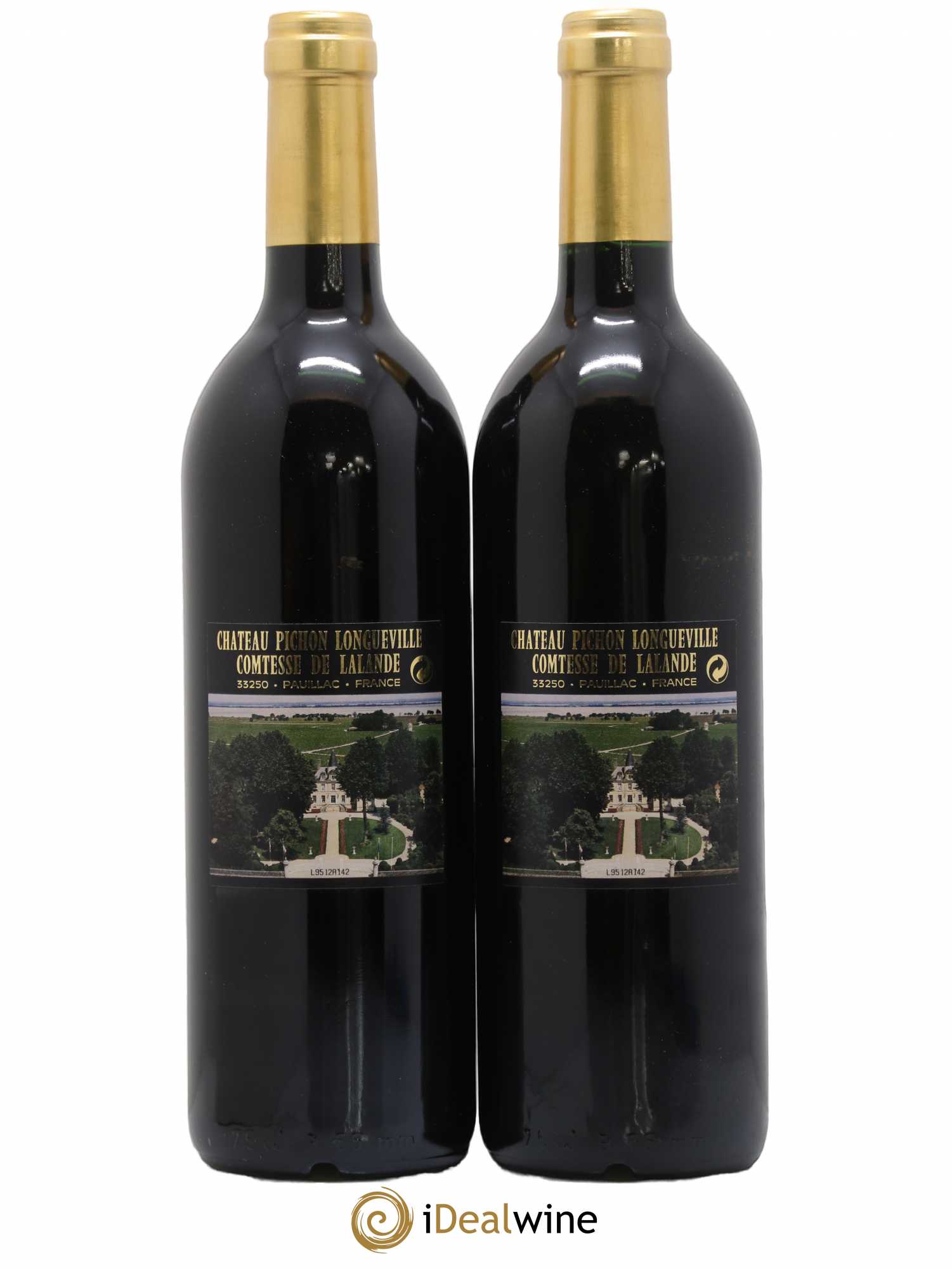Château Pichon Longueville Comtesse de Lalande 2ème Grand Cru Classé 1995 - Lot de 2 bouteilles - 1