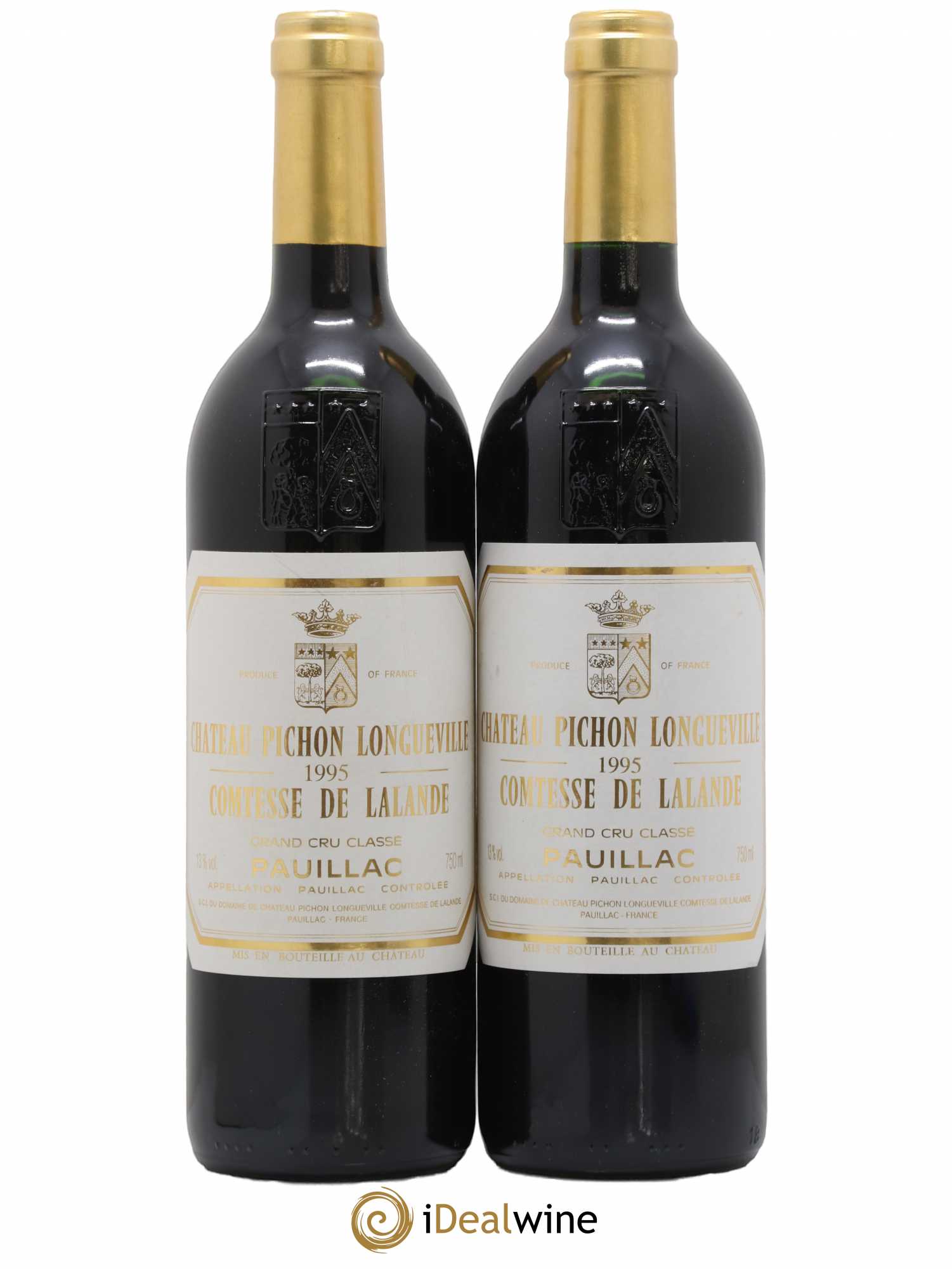 Château Pichon Longueville Comtesse de Lalande 2ème Grand Cru Classé 1995 - Lot de 2 bouteilles - 0