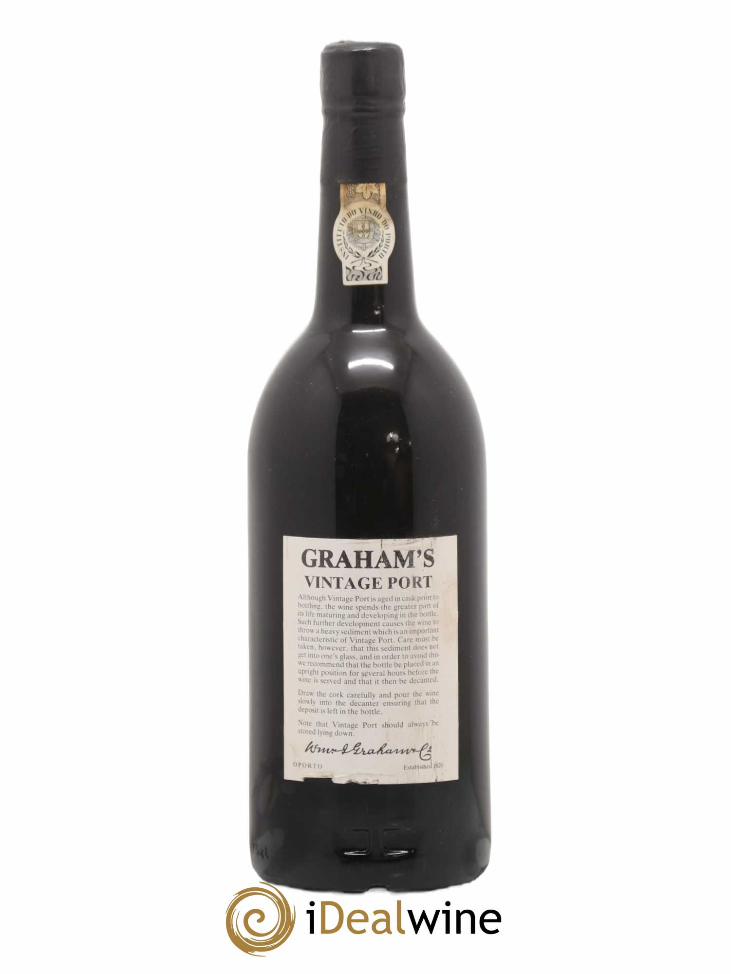 Porto W&J Graham' Vintage 1983 - Lot de 1 bouteille - 1