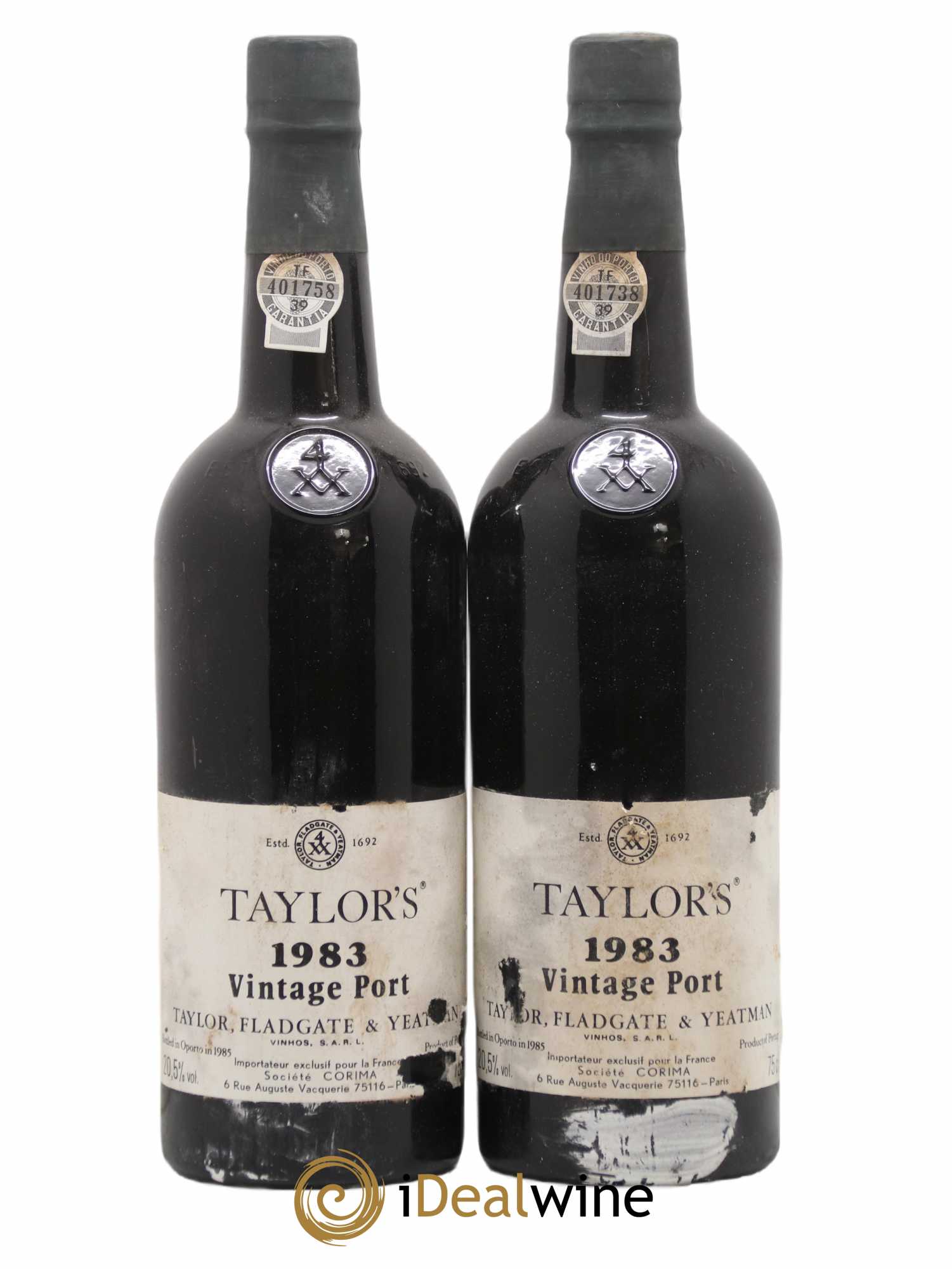 Porto Taylor's Vintage 1983 - Lot de 2 bouteilles - 0