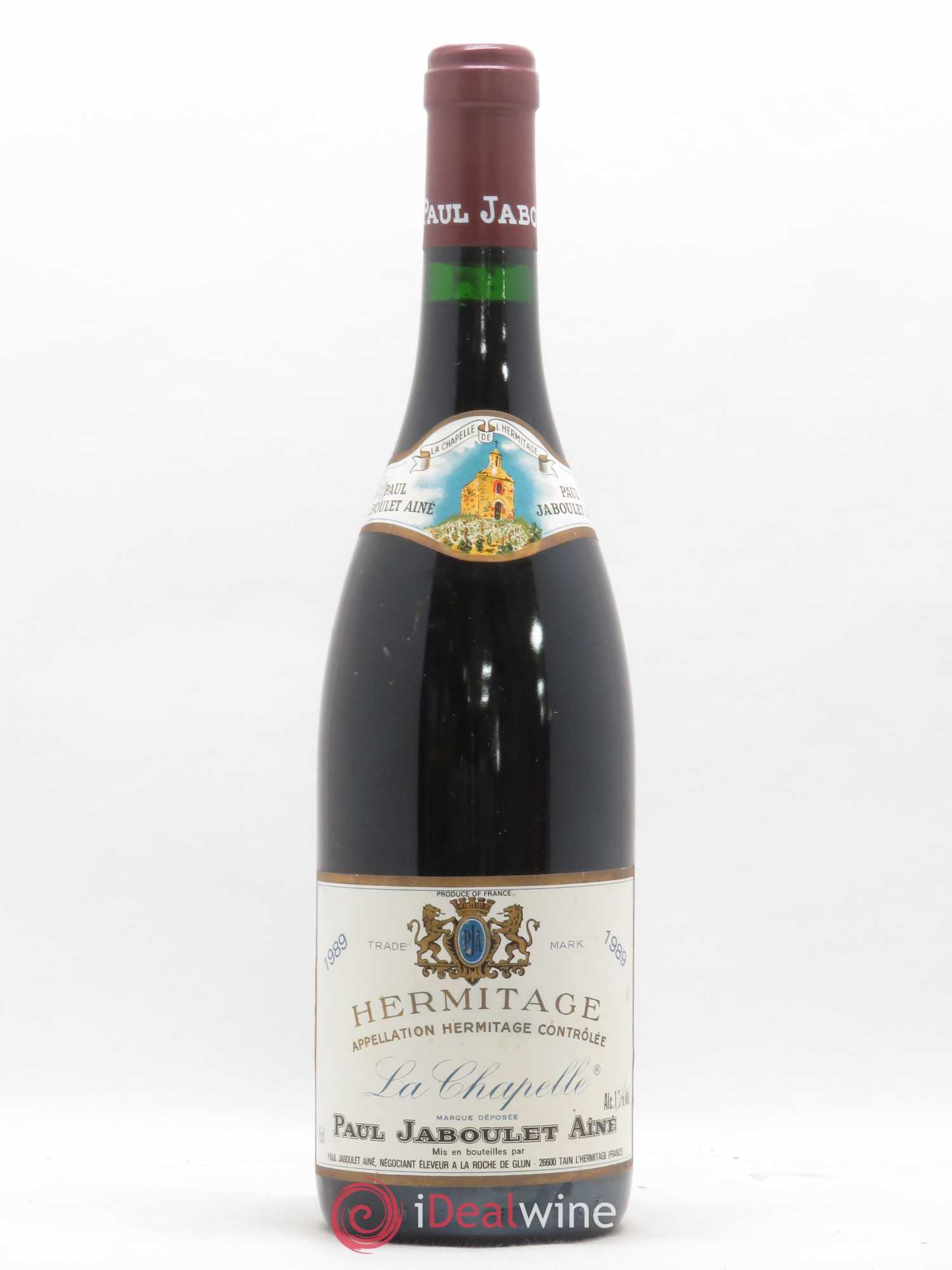 Hermitage La Chapelle Paul Jaboulet Ainé 1989 - Lot de 1 bouteille - 0