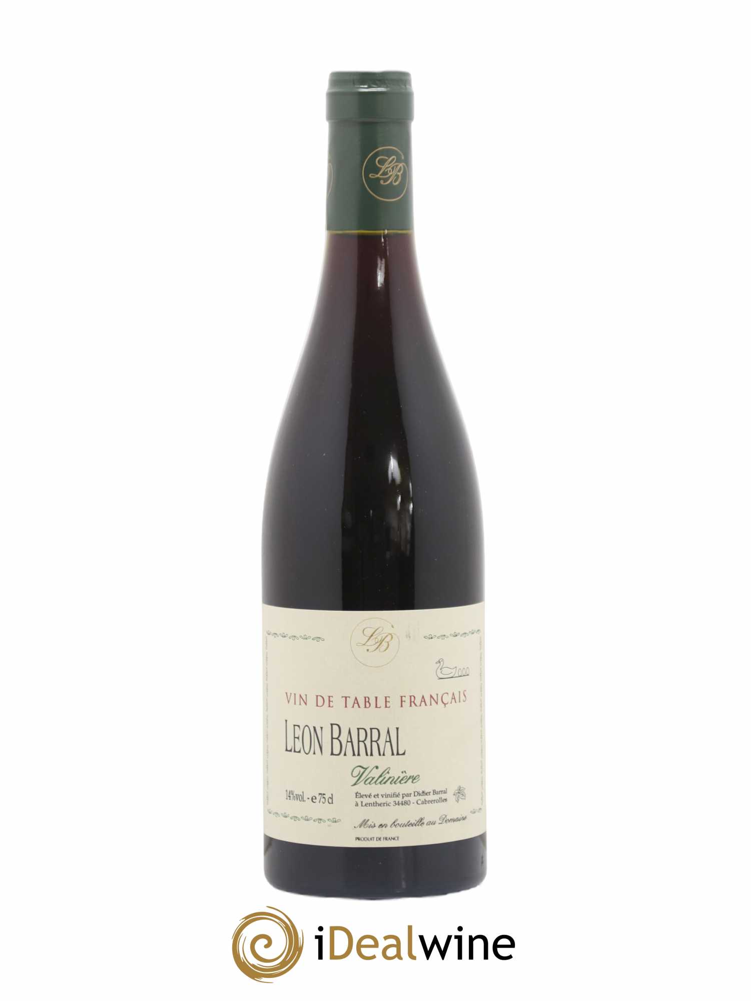Vin de France Valinière Domaine Léon Barral 2000 - Lot de 1 bouteille - 0