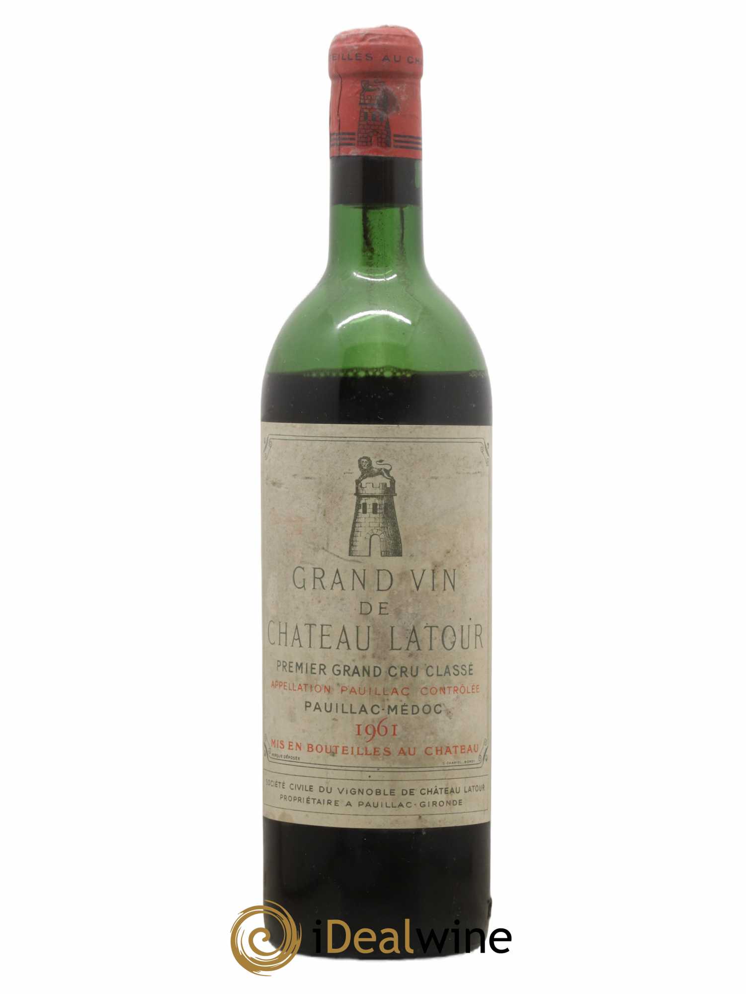 Château Latour 1er Grand Cru Classé 1961 - Lot de 1 bouteille - 0