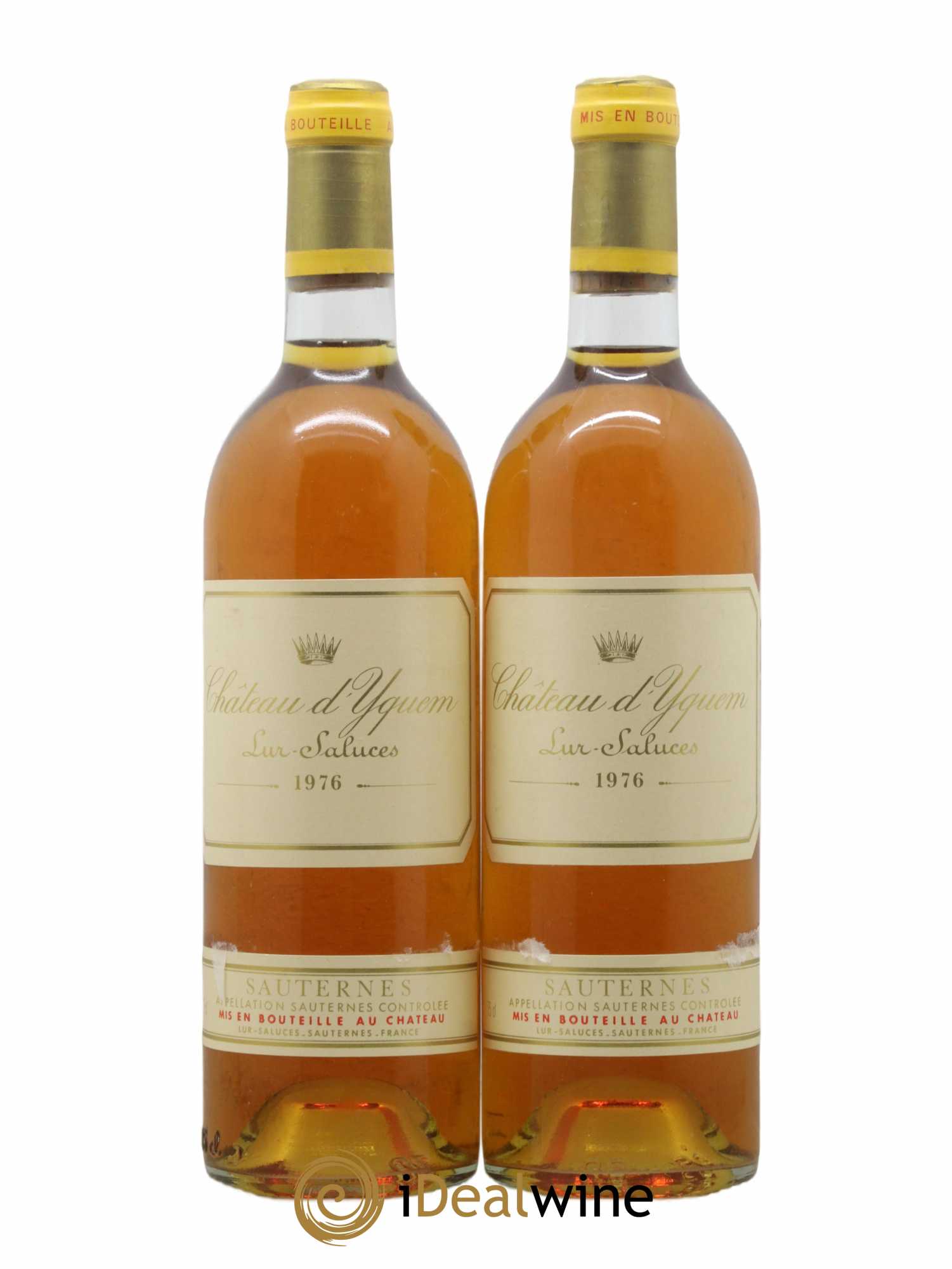 Château d' Yquem 1er Cru Classé Supérieur 1976 - Lotto di 2 bottiglie - 0