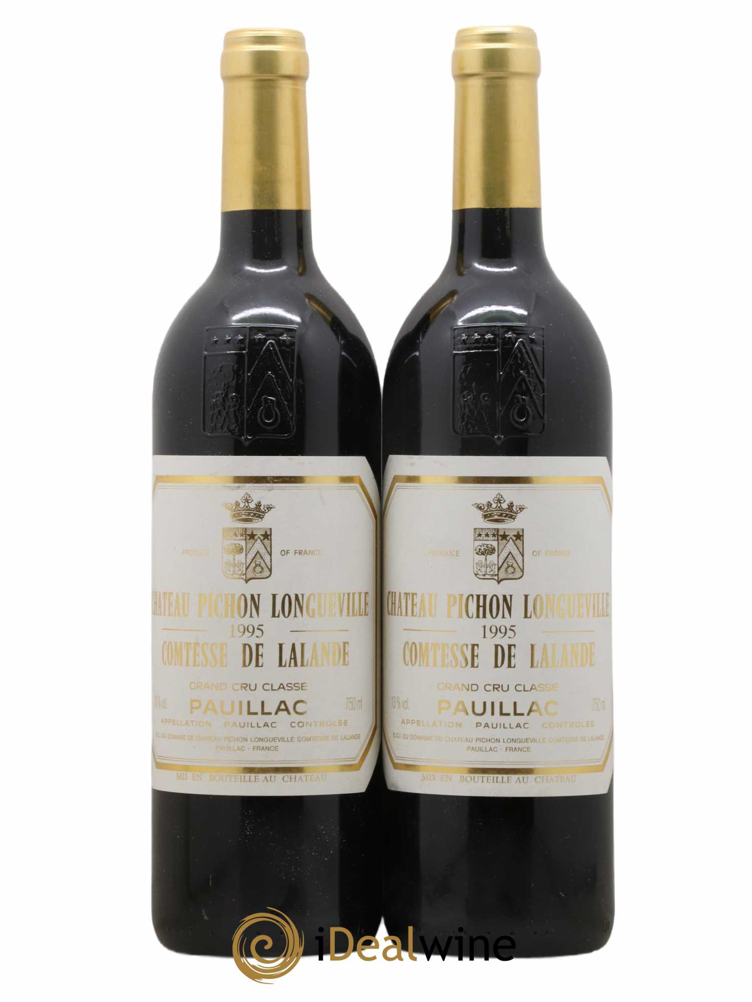 Château Pichon Longueville Comtesse de Lalande 2ème Grand Cru Classé 1995 - Lot de 2 bouteilles - 0