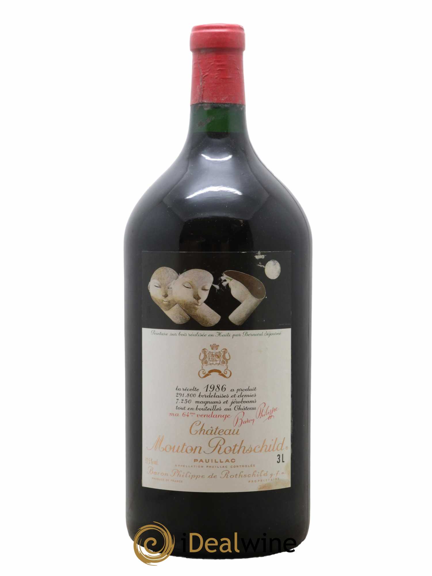 Château Mouton Rothschild 1er Grand Cru Classé 1986 - Posten von 1 Doppel-Magnum - 0