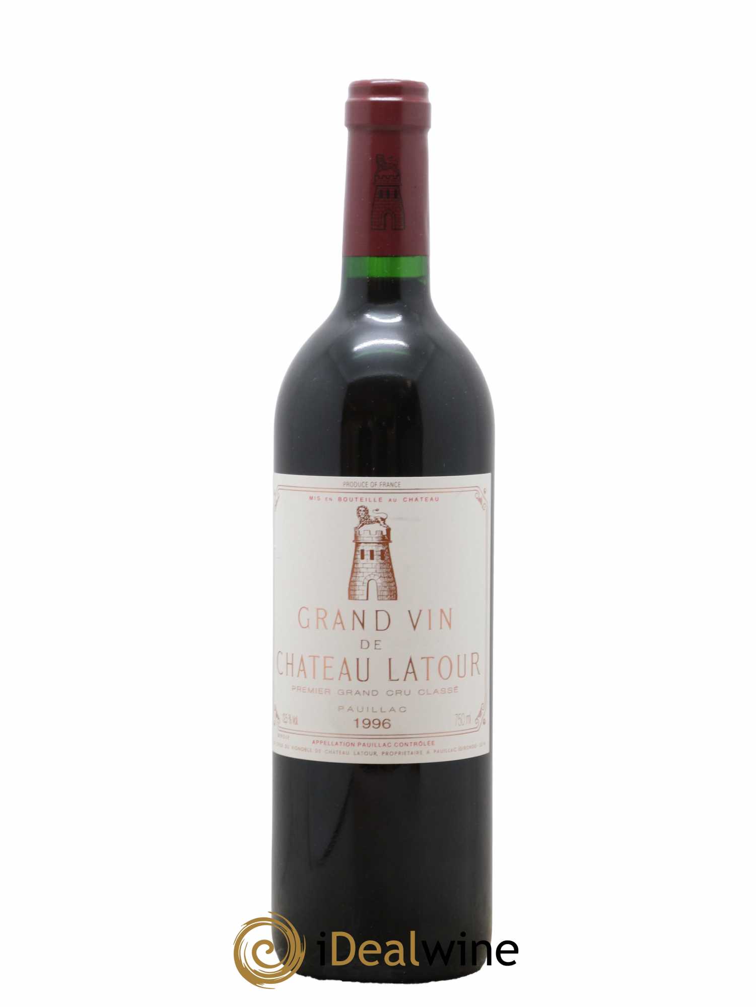 Château Latour 1er Grand Cru Classé 1996 - Lot de 1 bouteille - 0