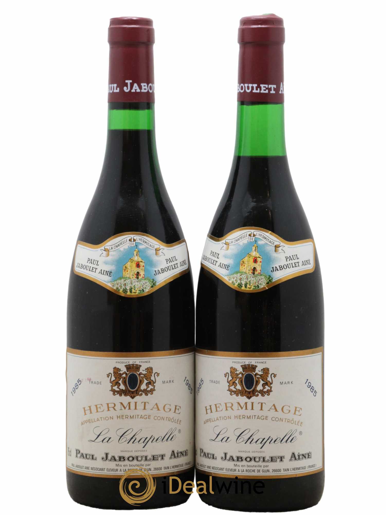 Hermitage La Chapelle Paul Jaboulet Ainé 1985 - Lot de 2 bouteilles - 0