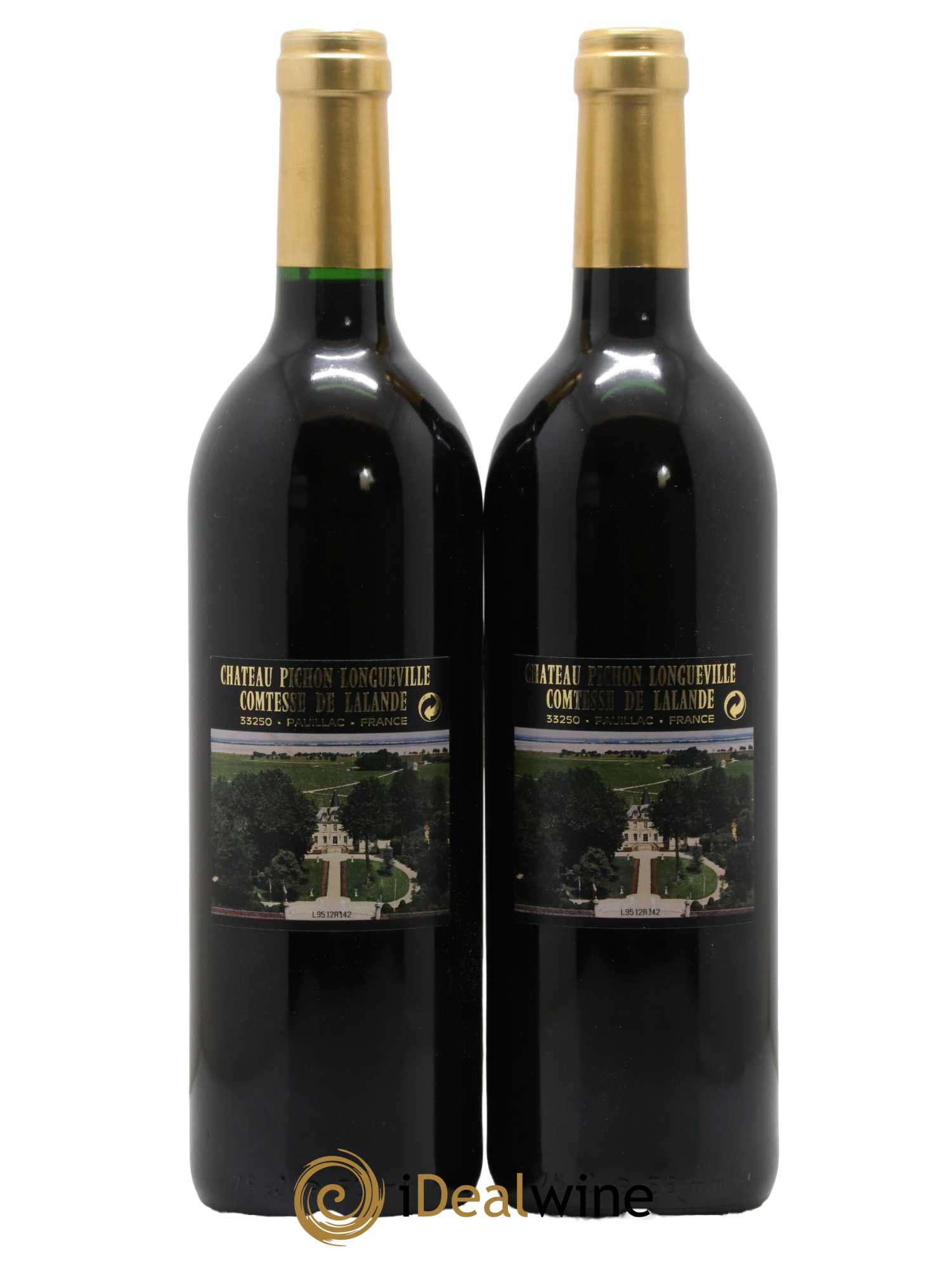 Château Pichon Longueville Comtesse de Lalande 2ème Grand Cru Classé 1995 - Lot de 2 bouteilles - 1