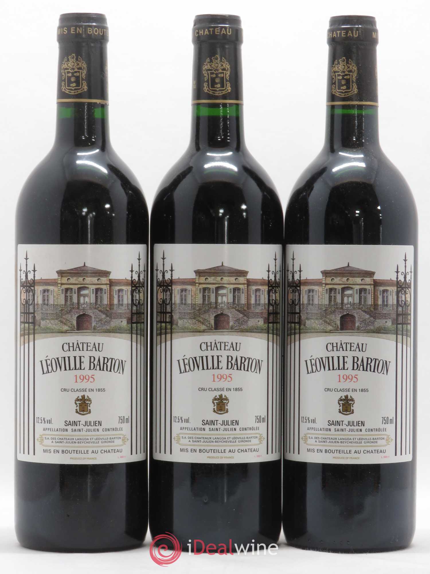 Château Léoville Barton 2ème Grand Cru Classé 1995 - Lot de 12 bouteilles - 2