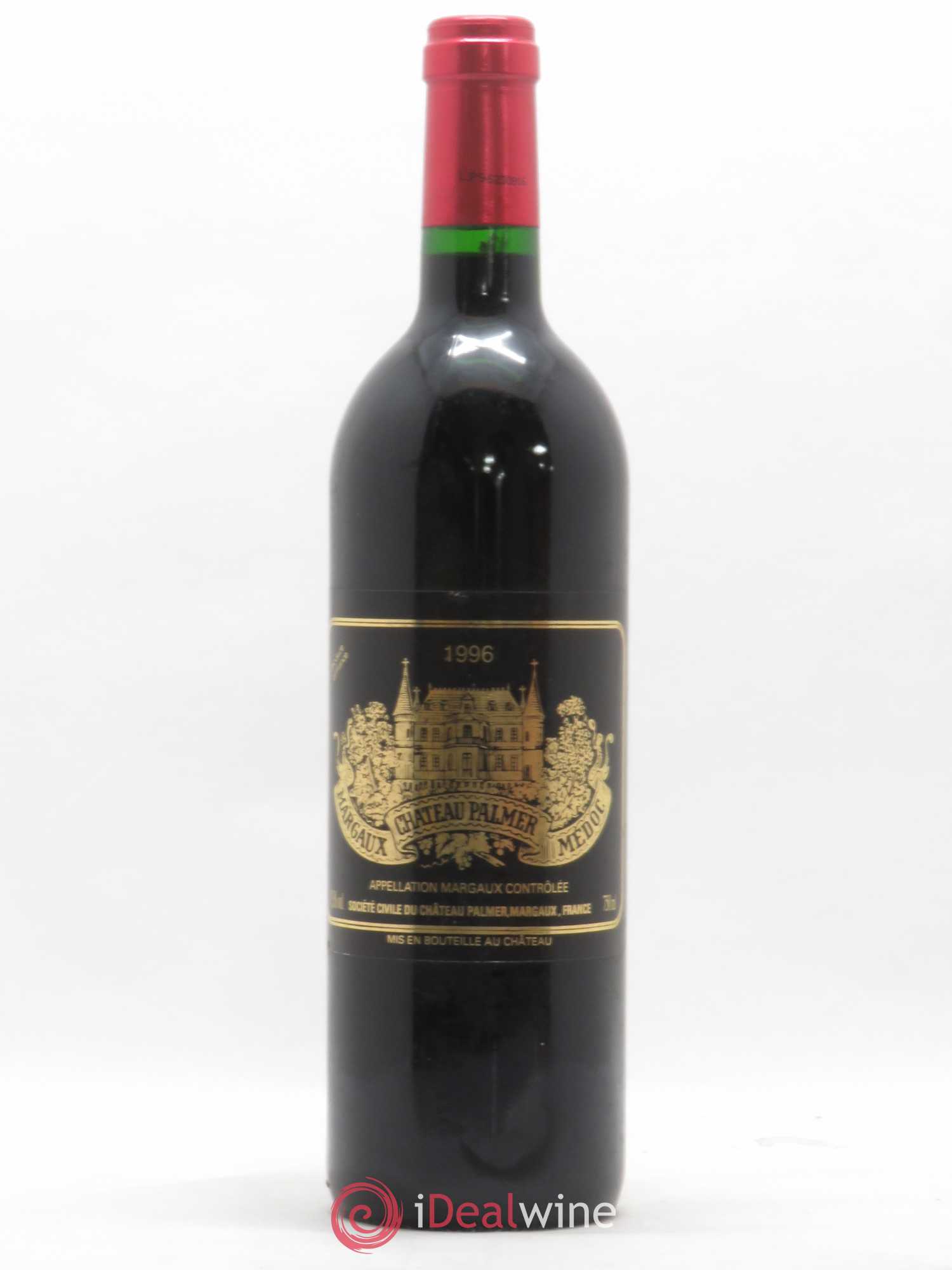 Château Palmer 3ème Grand Cru Classé 1996 - Lot de 1 bouteille - 0