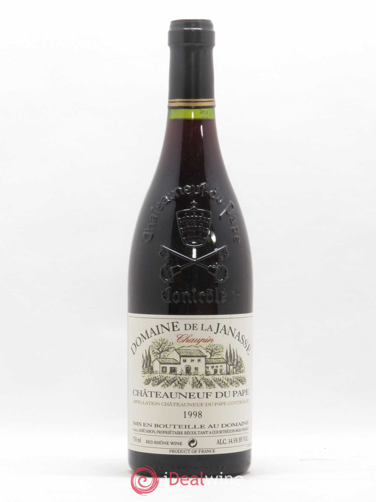 Châteauneuf-du-Pape Cuvée Chaupin La Janasse (Domaine de) 1998 - Lot de 1 bouteille - 0