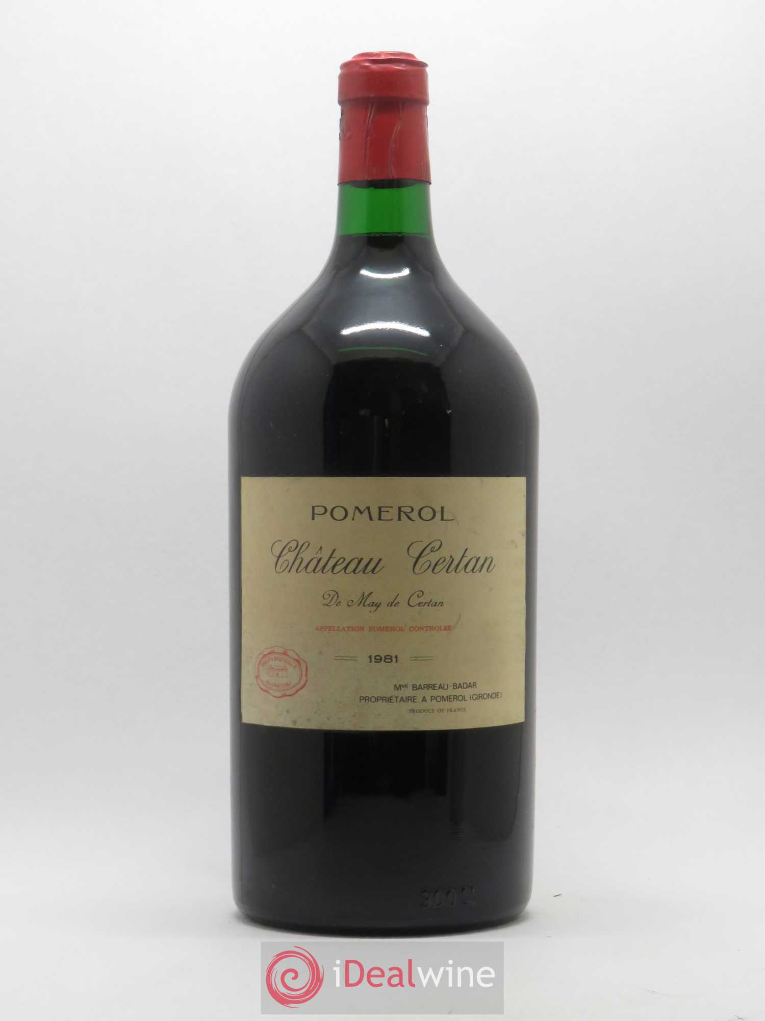 Château Certan de May 1981 - Lot de 1 double magnum - 0