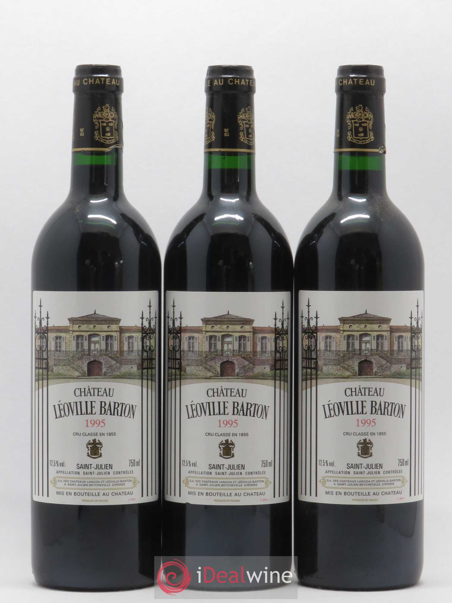 Château Léoville Barton 2ème Grand Cru Classé 1995 - Lot de 12 bouteilles - 3