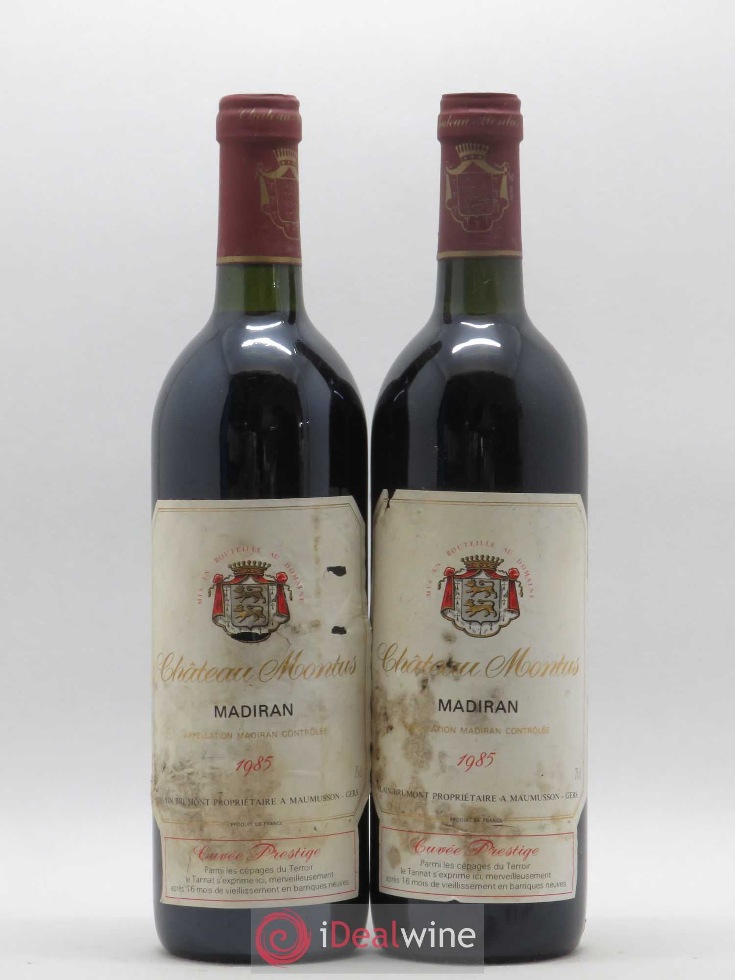 Madiran Château Montus-Prestige Alain Brumont 1985 - Lot de 2 bouteilles - 0