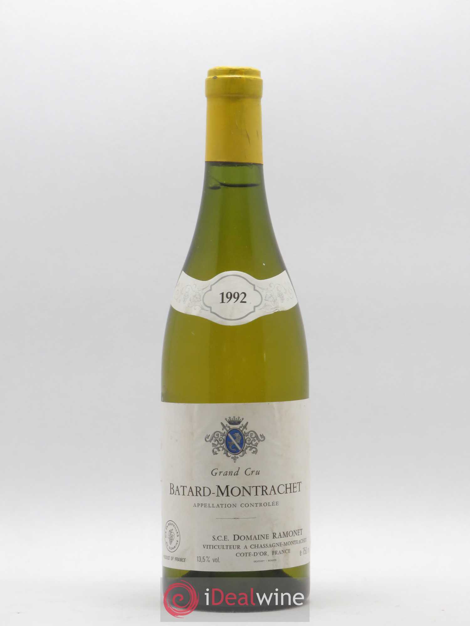 Bâtard-Montrachet Grand Cru Ramonet (Domaine) 1992 - Lot de 1 bouteille - 0