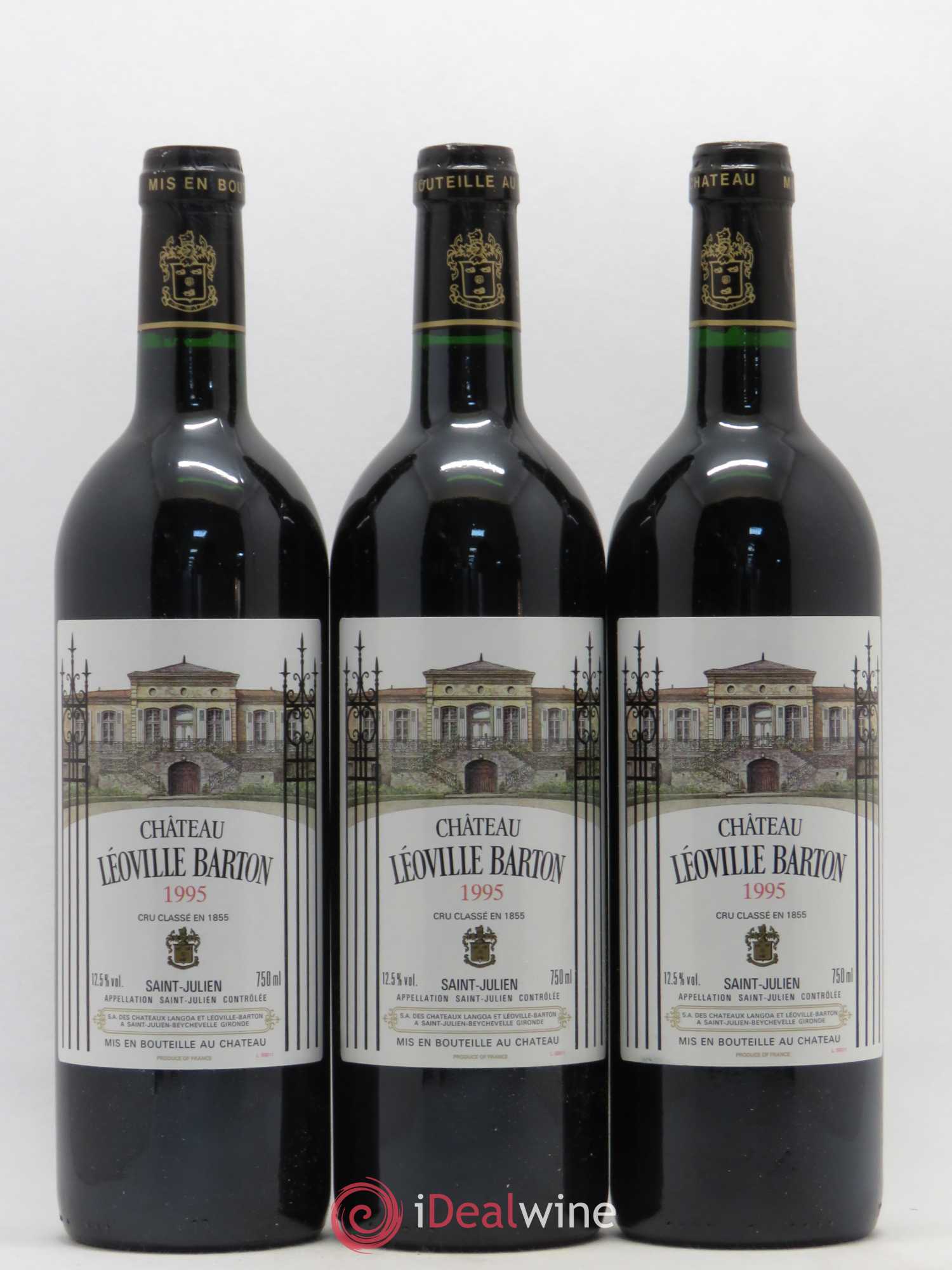 Château Léoville Barton 2ème Grand Cru Classé 1995 - Lot de 12 bouteilles - 2
